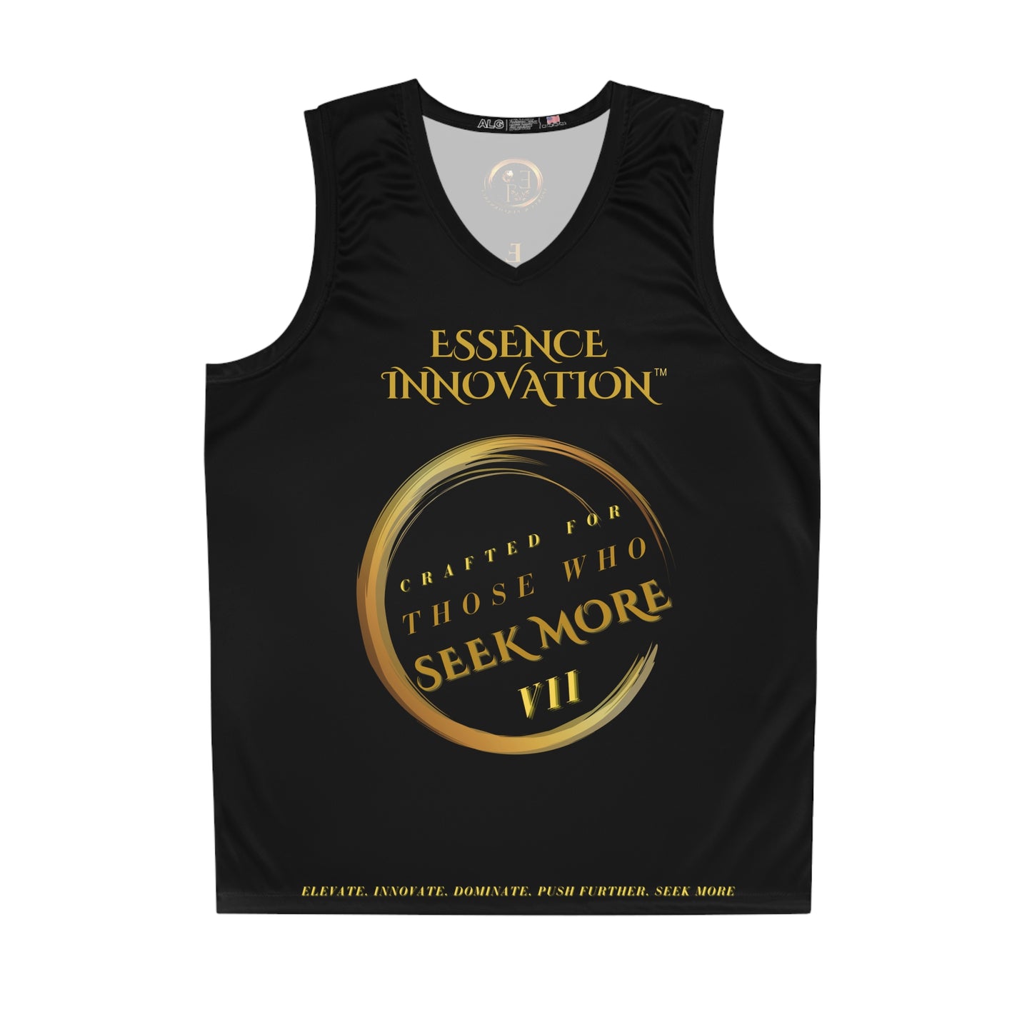 Seek More Dominance VII | EI Sports Basketball Jersey | Black