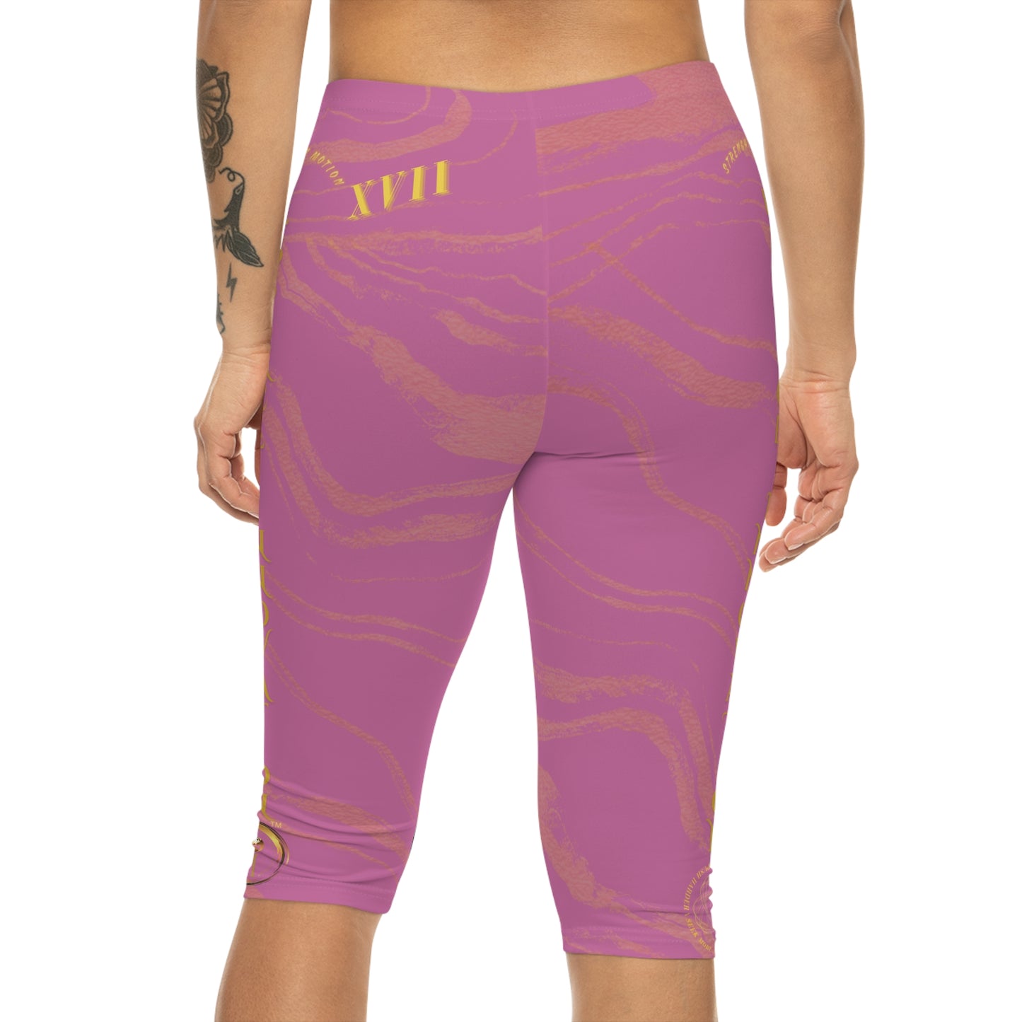Seek More CLS XVII | Capri Leggings | EI Sports | Light Pink