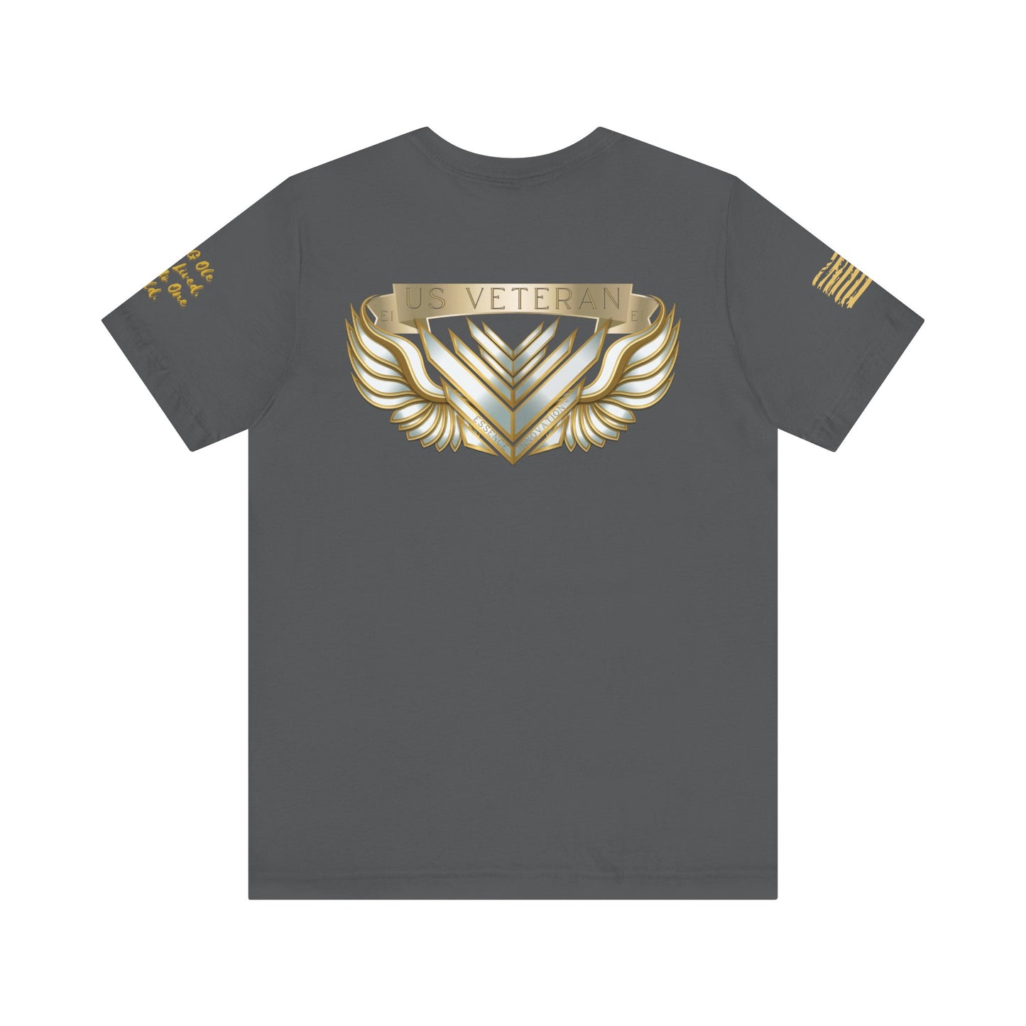 Essence Asphalt Veteran Tee – Minimalist Tribute Shirt