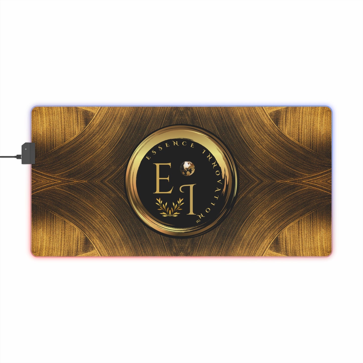 Golden Emblem | LED Gaming Mouse Pad | 4 Sizes