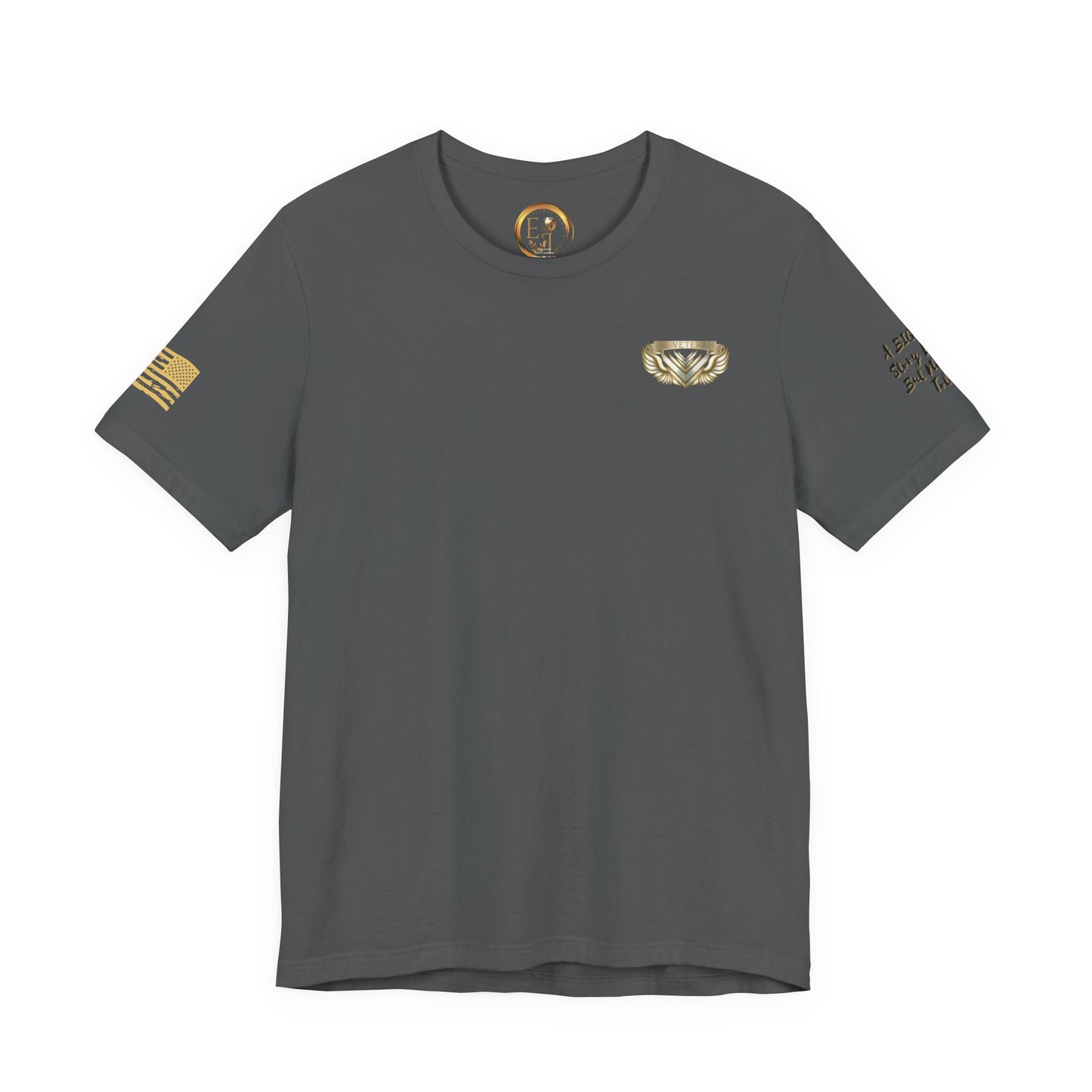 Essence Crest Veteran Tee | Honor, Strength, Quiet Legacy | 13 Colors