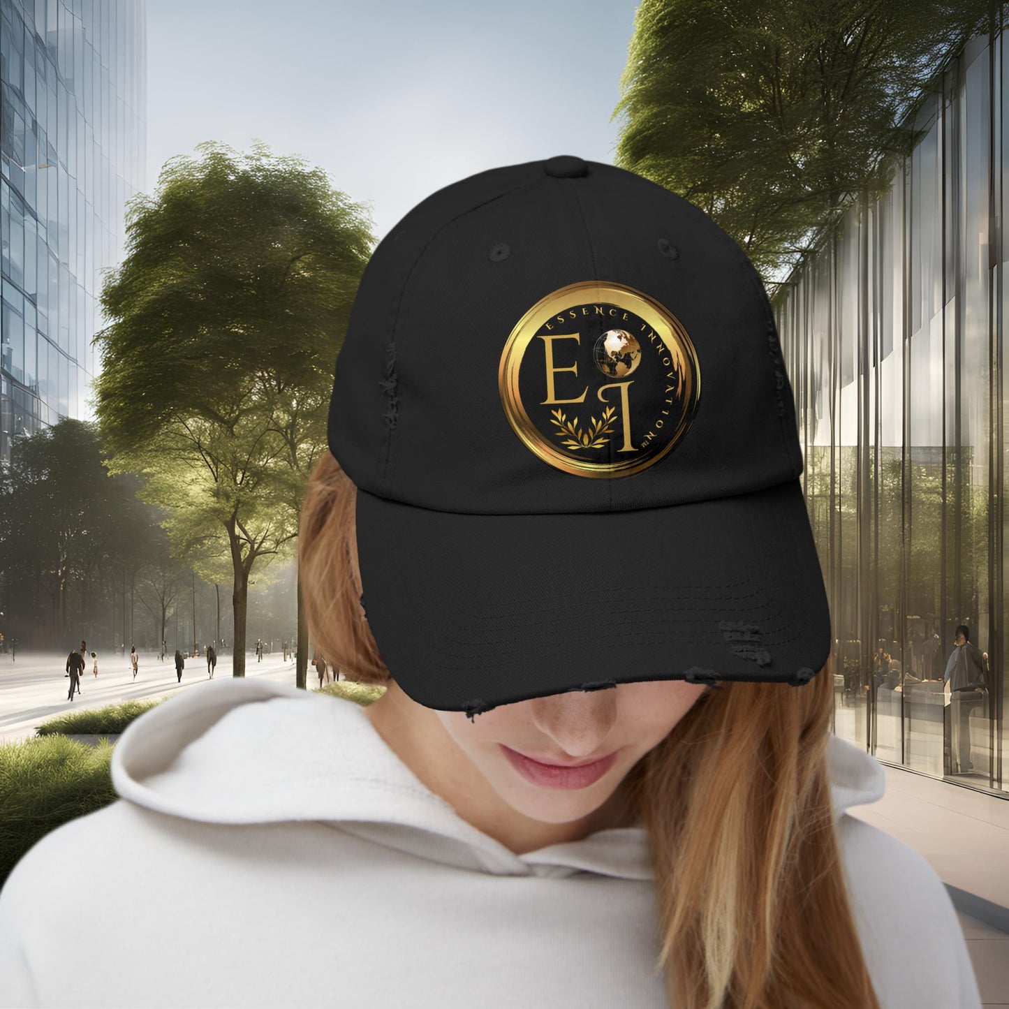 Unisex Distressed Cap | Essence Innovation