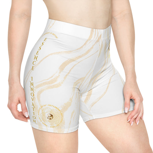 Seek More BSS VI | EI Sports Biker Shorts | White