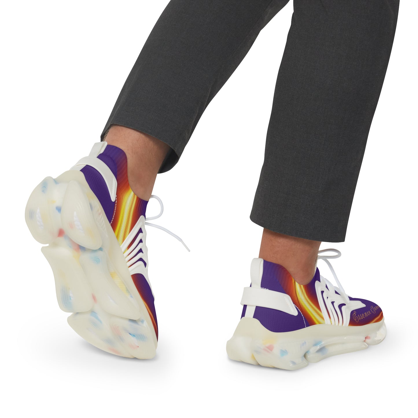 Purple Trendsetter Flame | Men’s Performance Sneakers | White Sole