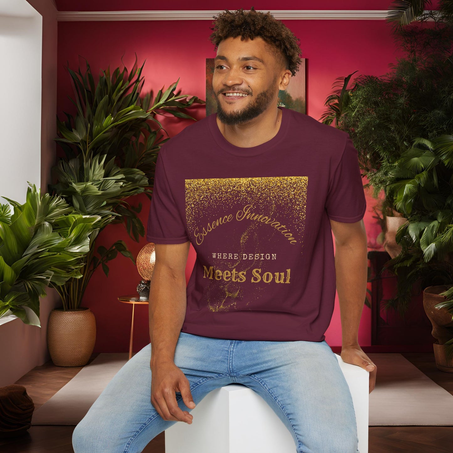 Design Meets Soul T-Shirt | Essence Innovation | 7 Colors