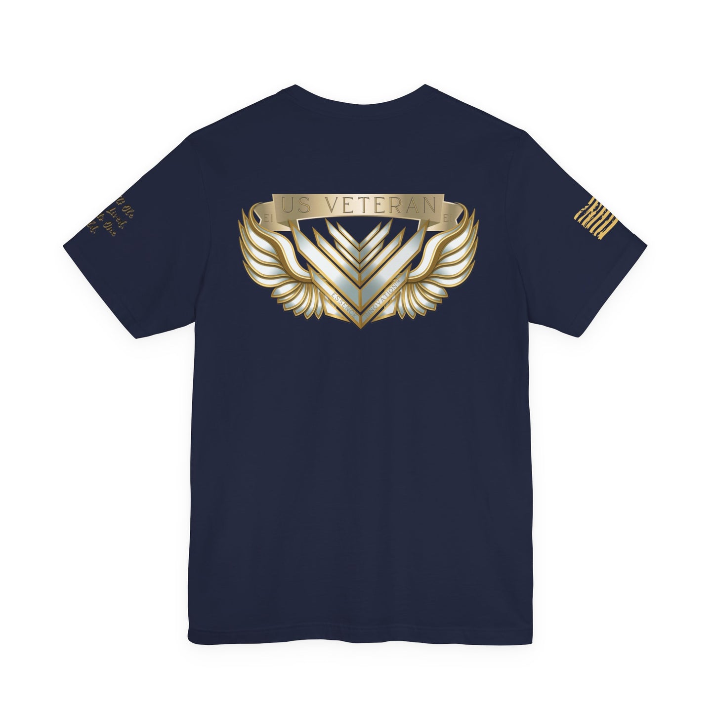 Essence Crest Veteran Tee | Honor, Strength, Quiet Legacy | 13 Colors