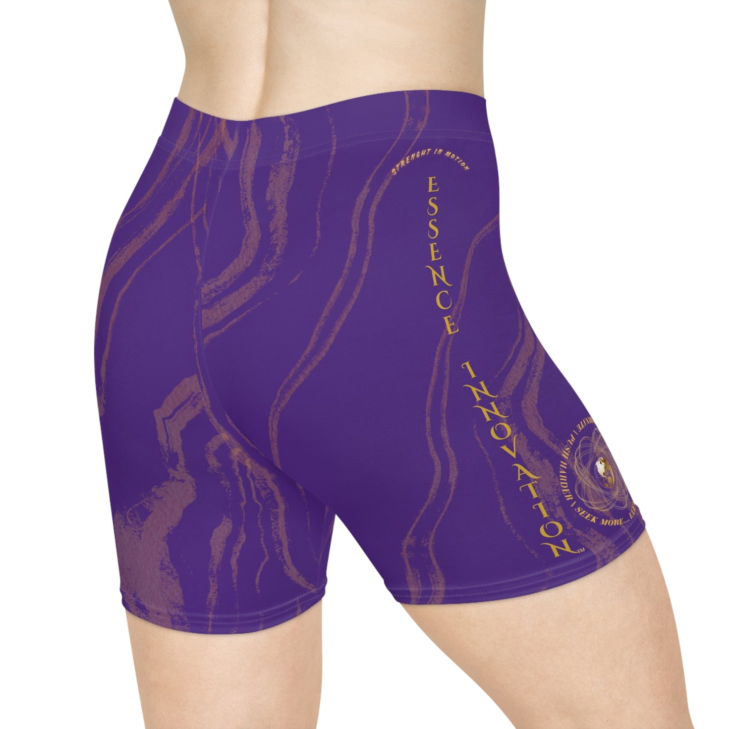 Seek More BSS XVI | EI Sports Biker Shorts | Purple