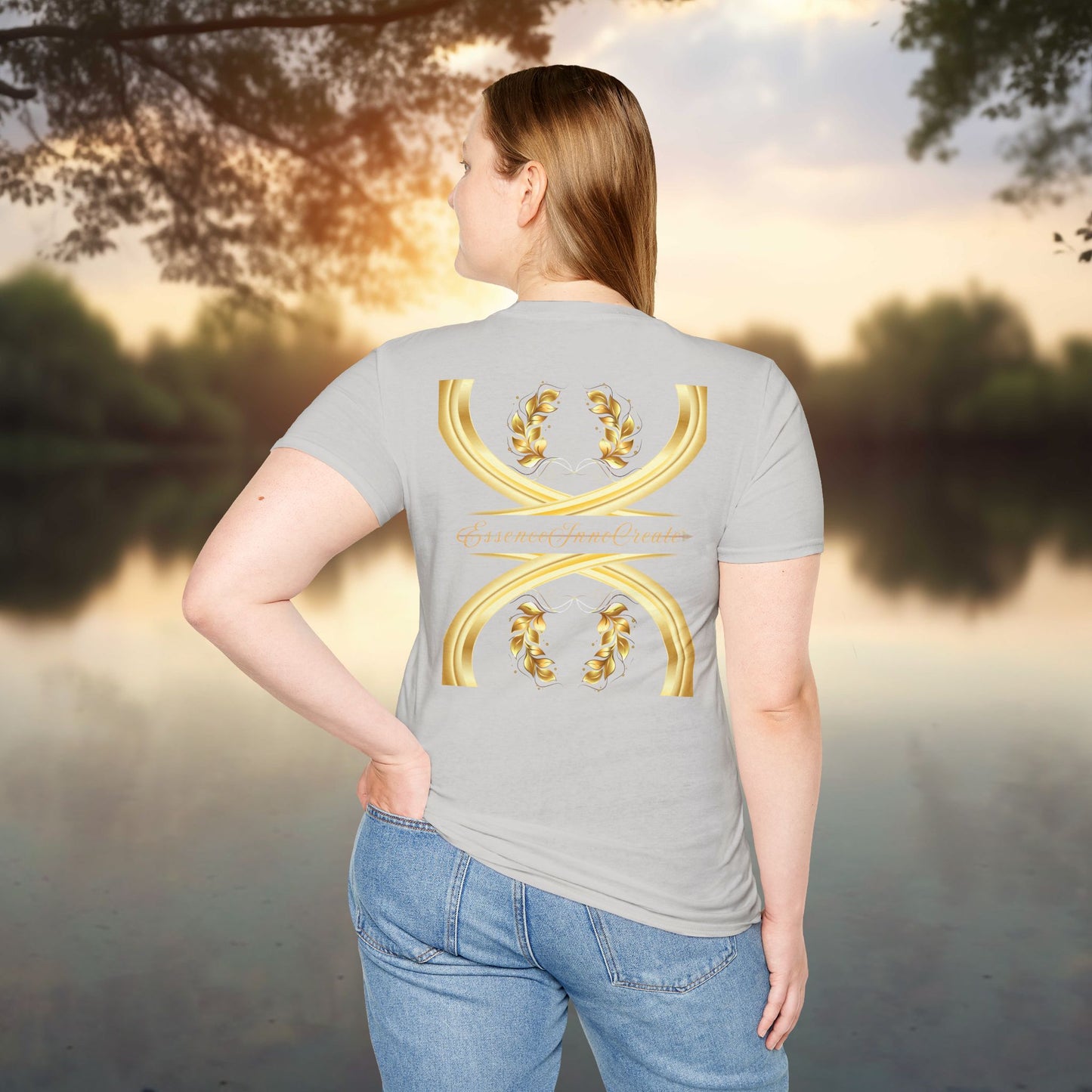 Ice Grey Softstyle Tee | EssenceInnoCreate | Unisex Streetwear