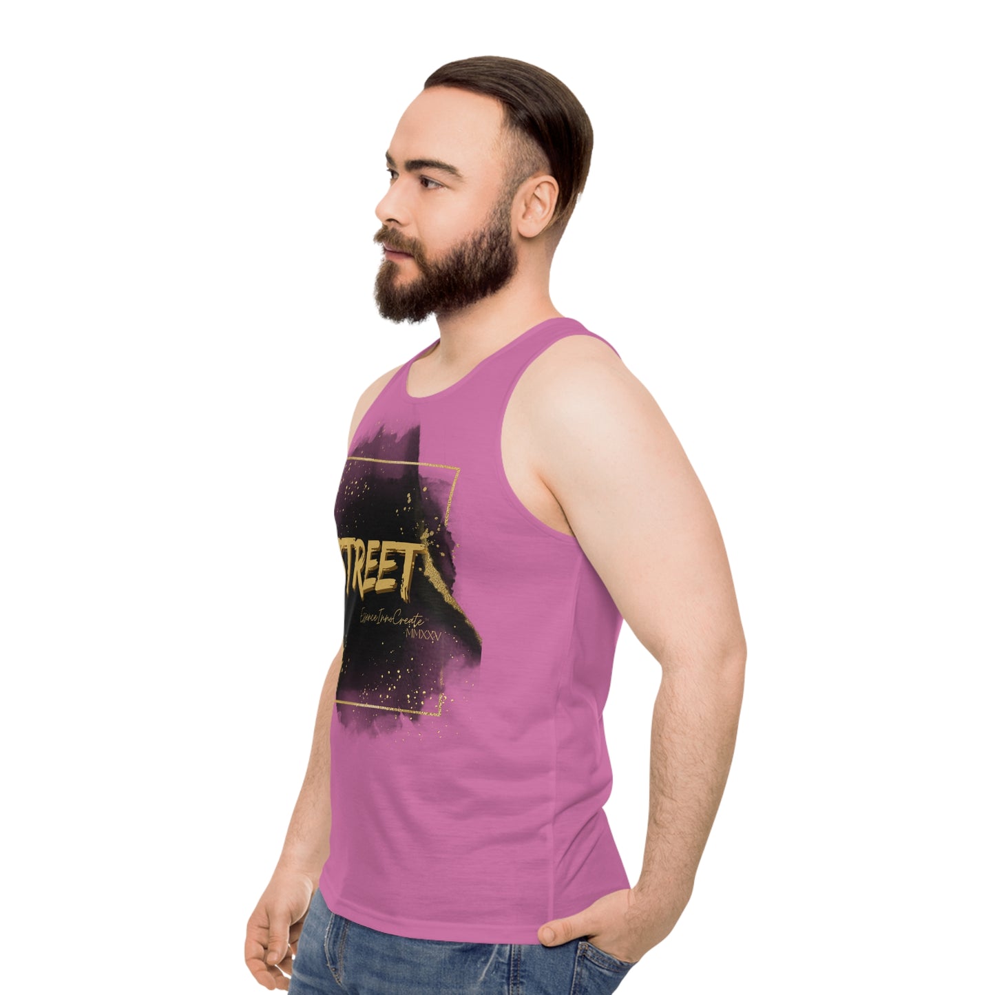 Street Wear Tank XVII | EssenceInnoCreate | Light Pink