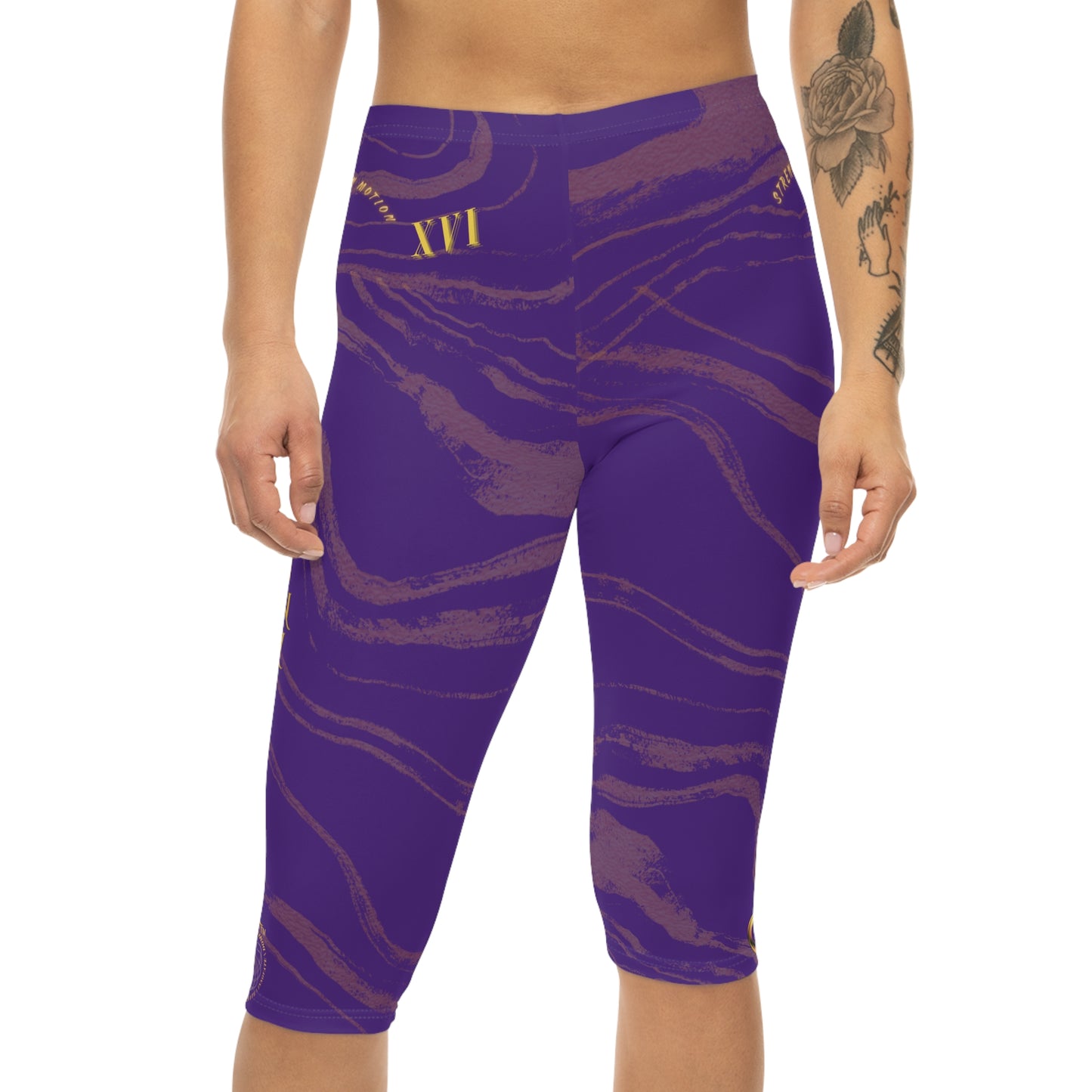 Seek More CLS XVI | Capri Leggings | EI Sports | Purple