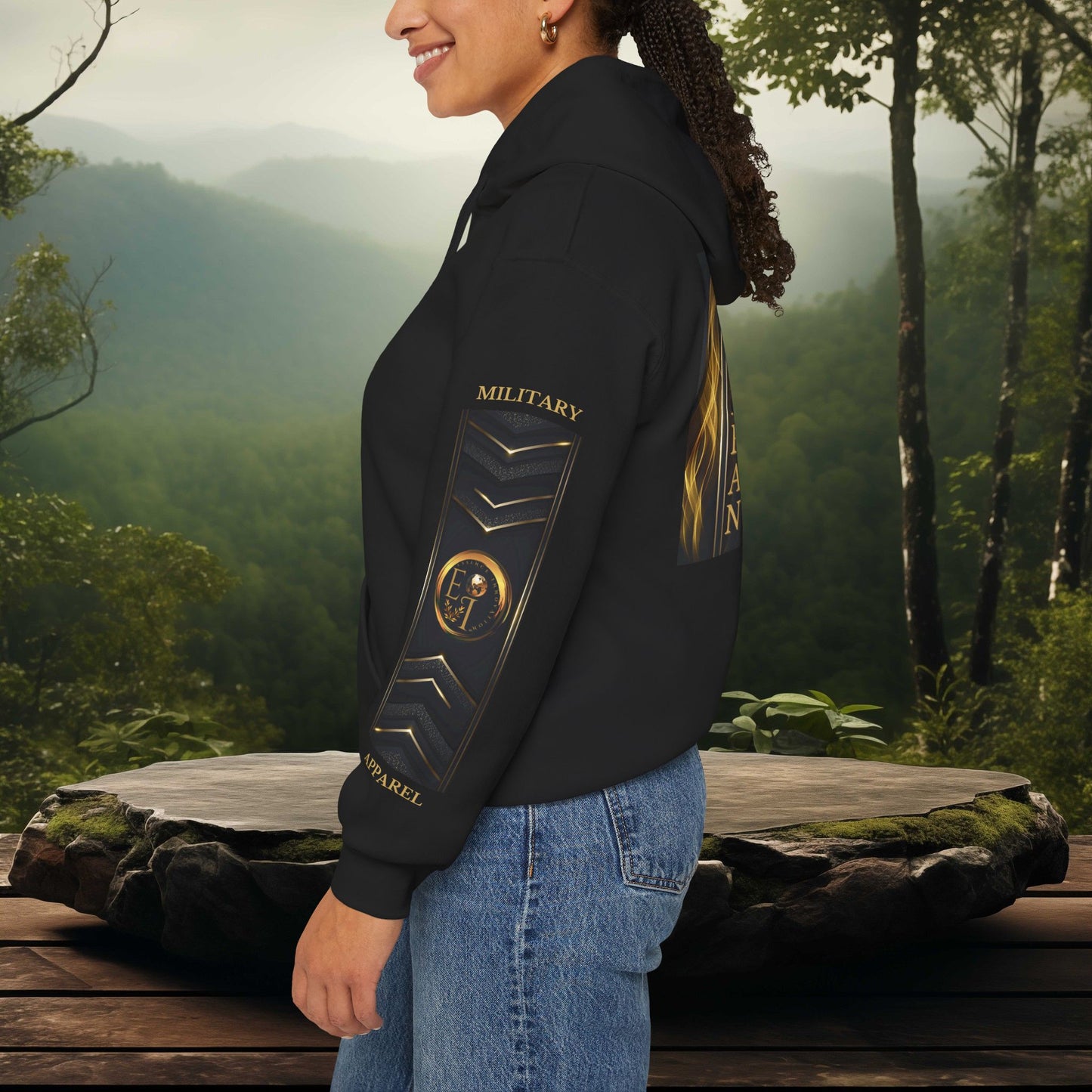 Leader Veteran Qualities Hoodie | Military Tribute Hoodie | VETERAN Leadership Sweatshirt