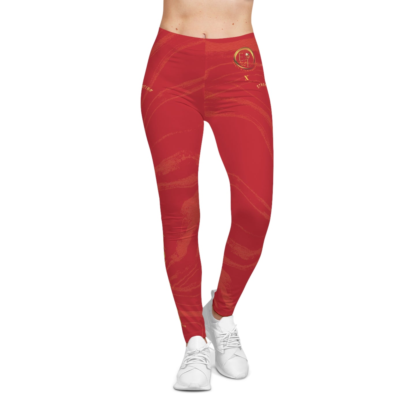 Seek More Premium S X | EI Sports Leggings | Dark Red