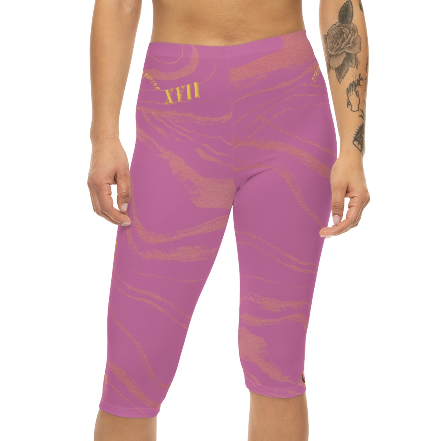 Seek More CLS XVII | Capri Leggings | EI Sports | Light Pink