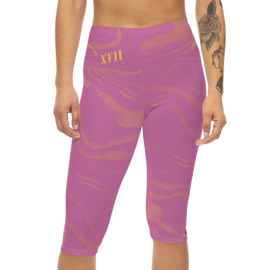 Seek More CLS XVII | Capri Leggings | EI Sports | Light Pink