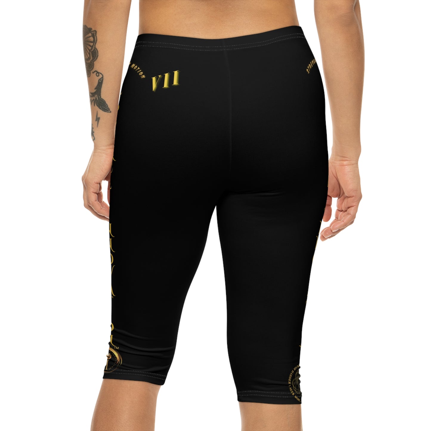 Seek More CL VII | Capri Leggings | EI Sports | Black
