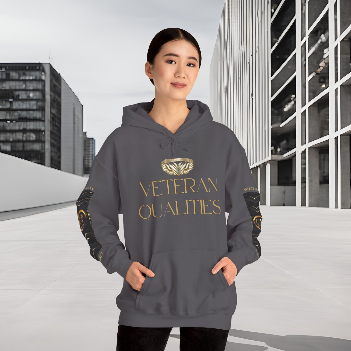 Leader Veteran Qualities Hoodie | Military Tribute