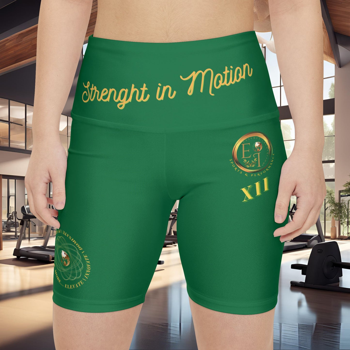 Seek More WS XII | EI Sports Workout Shorts | Dark Green