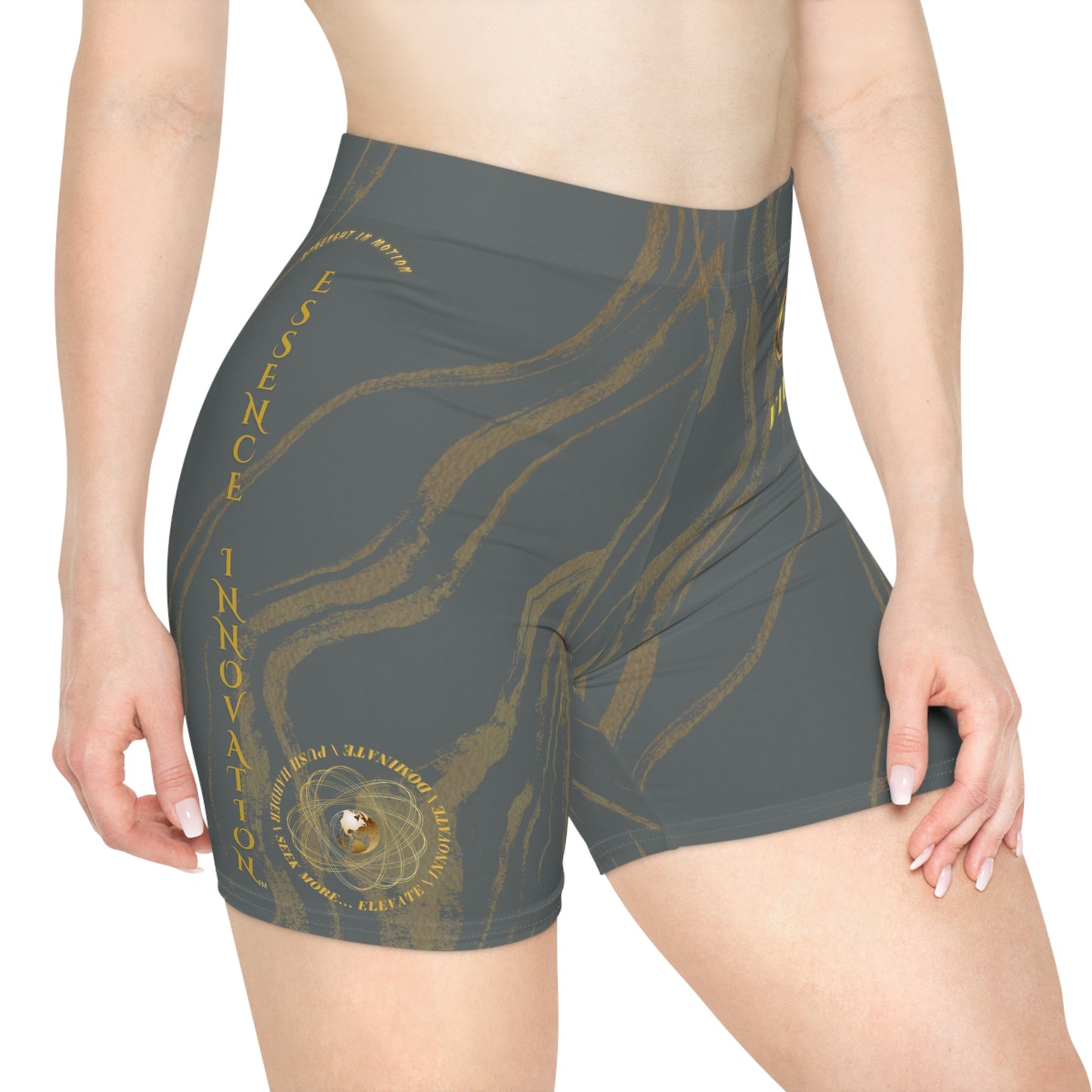 Seek More BSS VIII | EI Sports Biker Shorts | Dark Grey