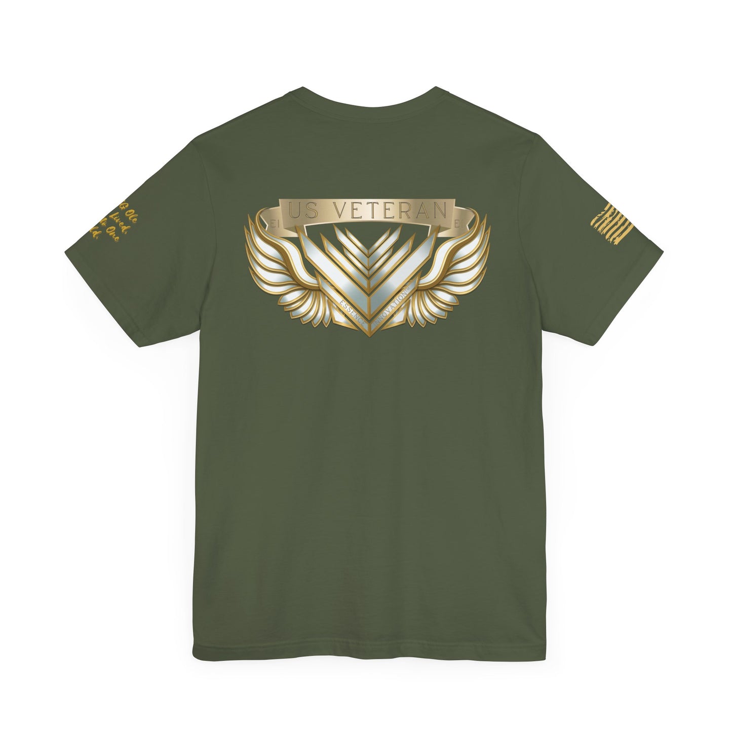 Essence Green Veteran Tee – Military Pride T-Shirt