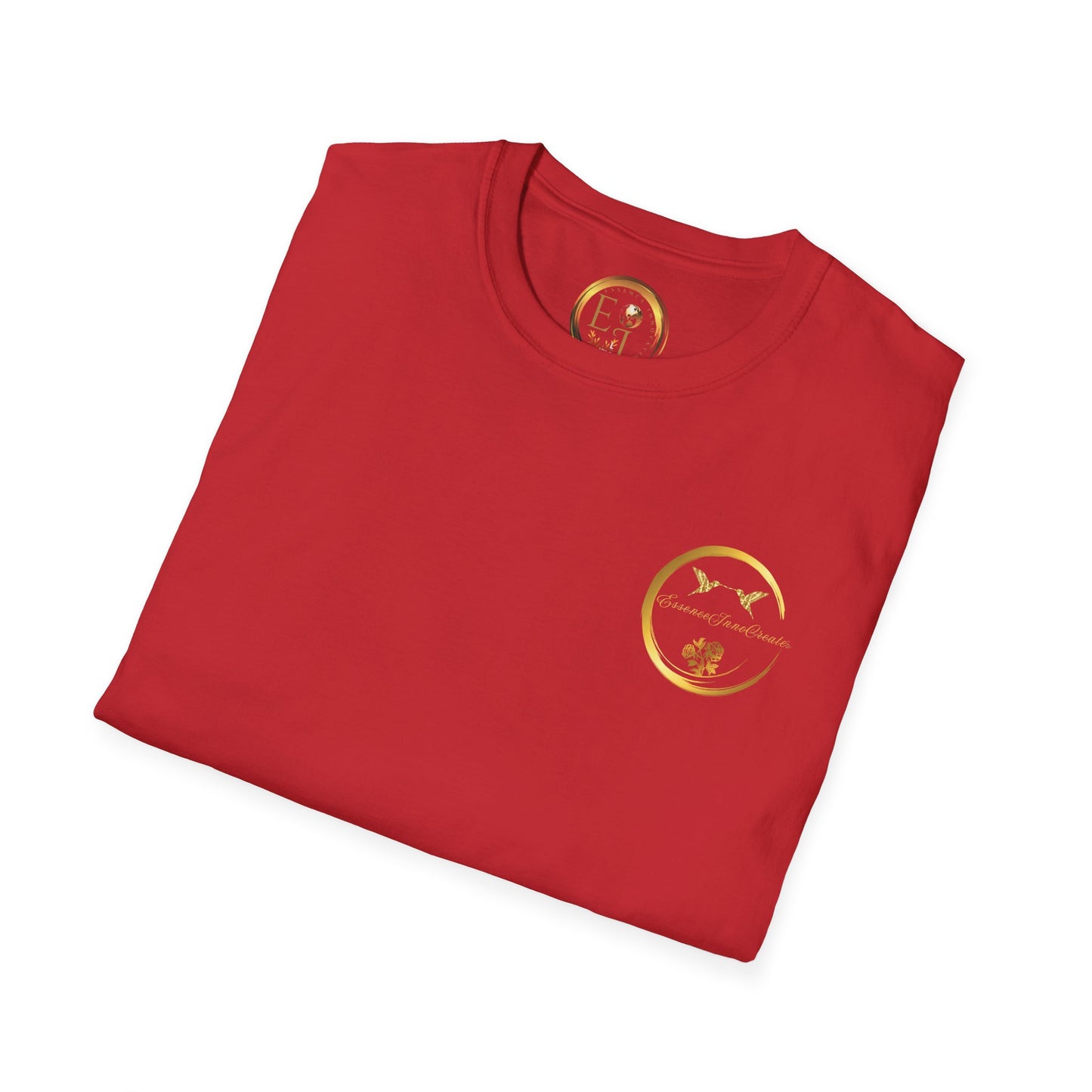 Red Softstyle Tee | EssenceInnoCreate | Unisex Streetwear