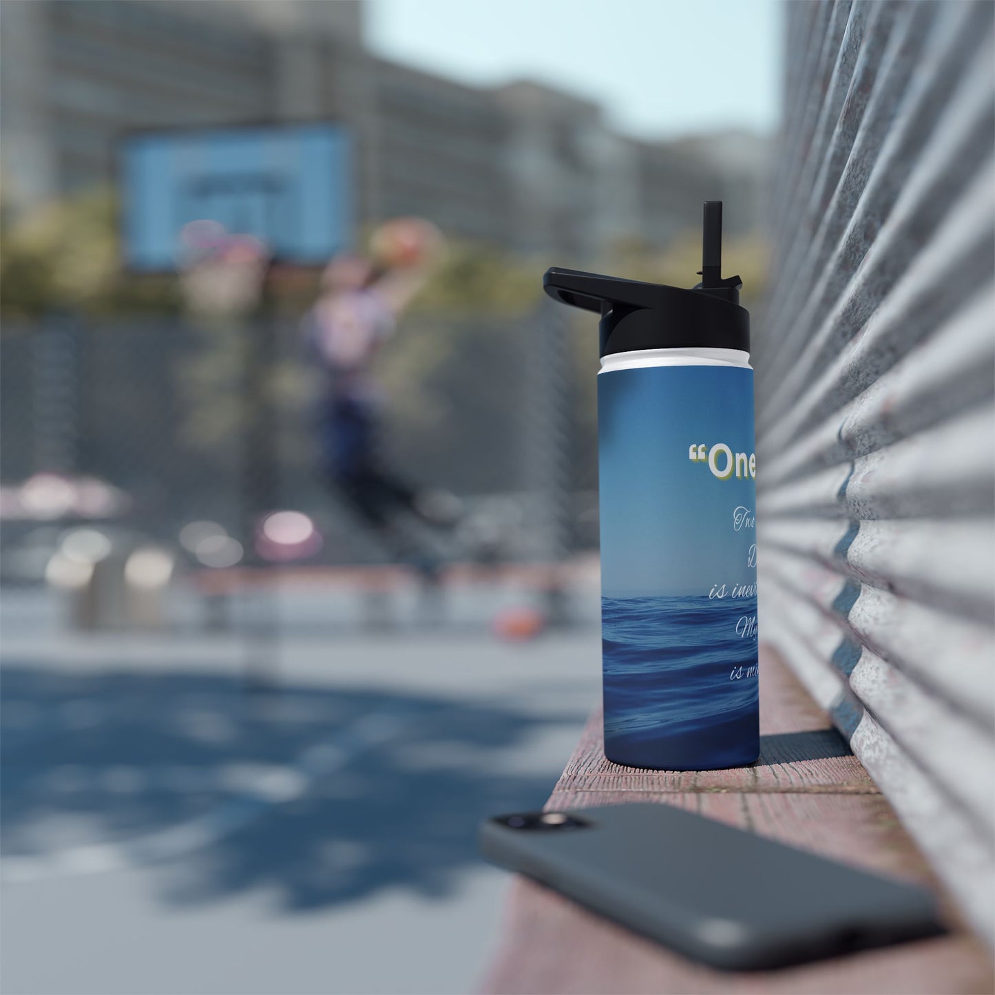 "One Life" Ocean Stainless Steel Water Bottle | 12oz · 18oz · 32oz