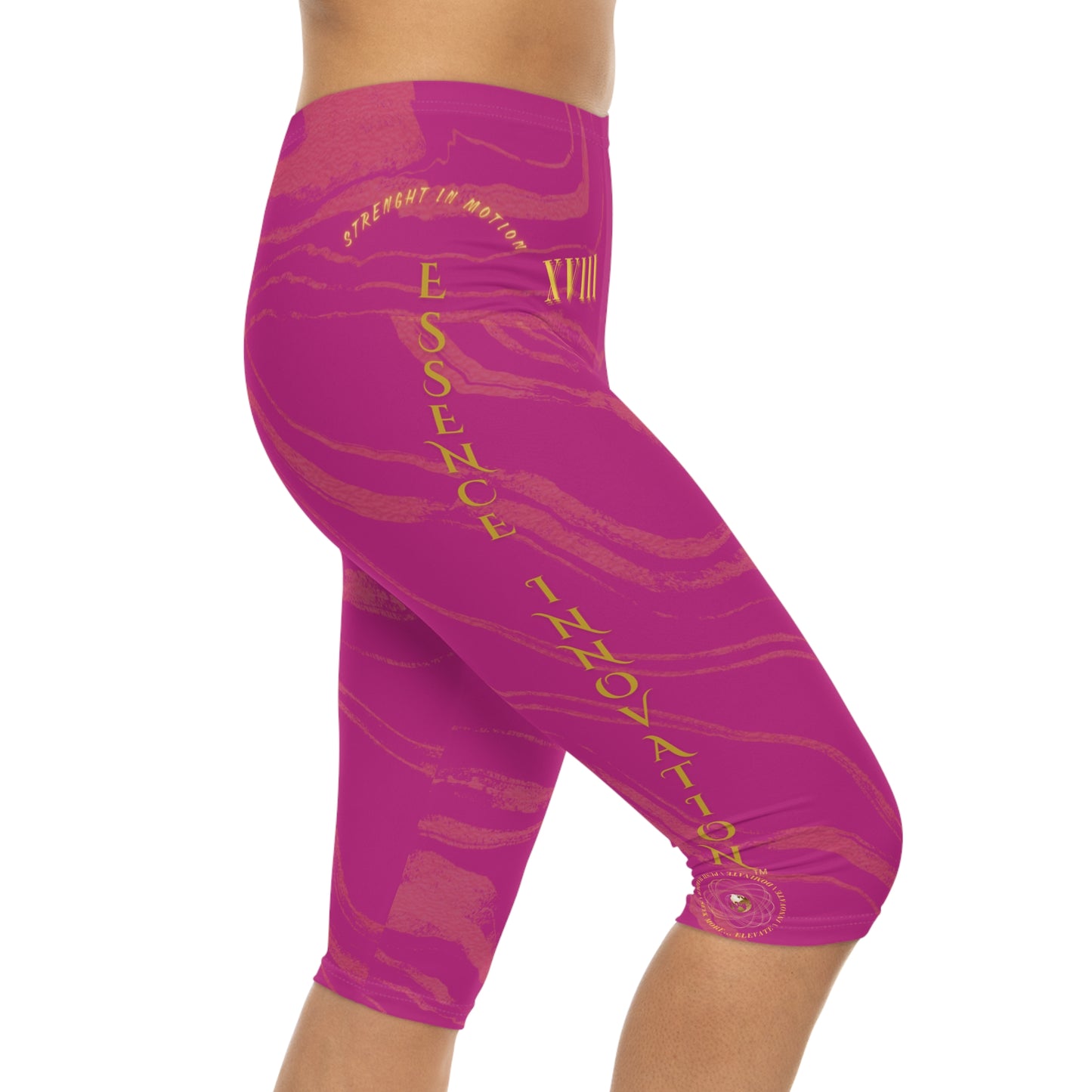 Seek More CLS XVIII | Capri Leggings | EI Sports | Dark Pink