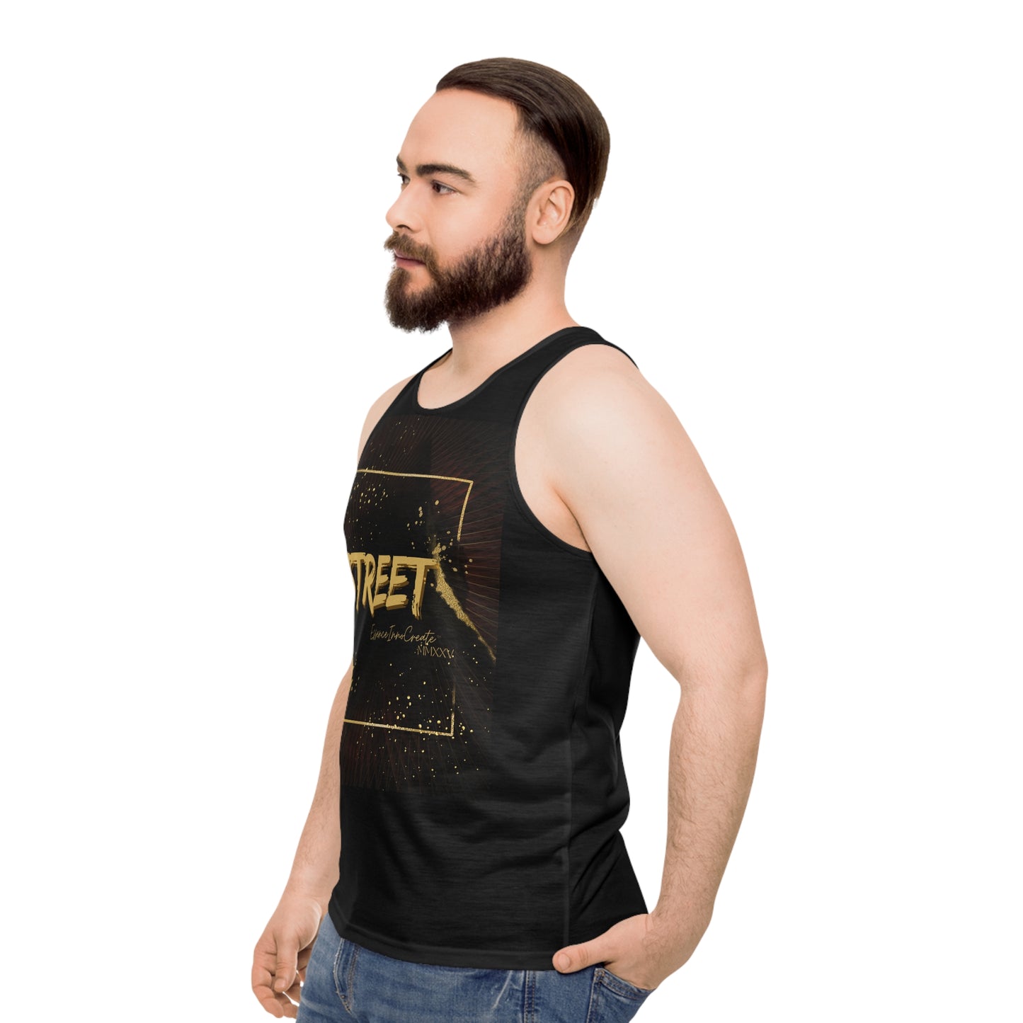 Street Wear Tank VII | EssenceInnoCreate | Black