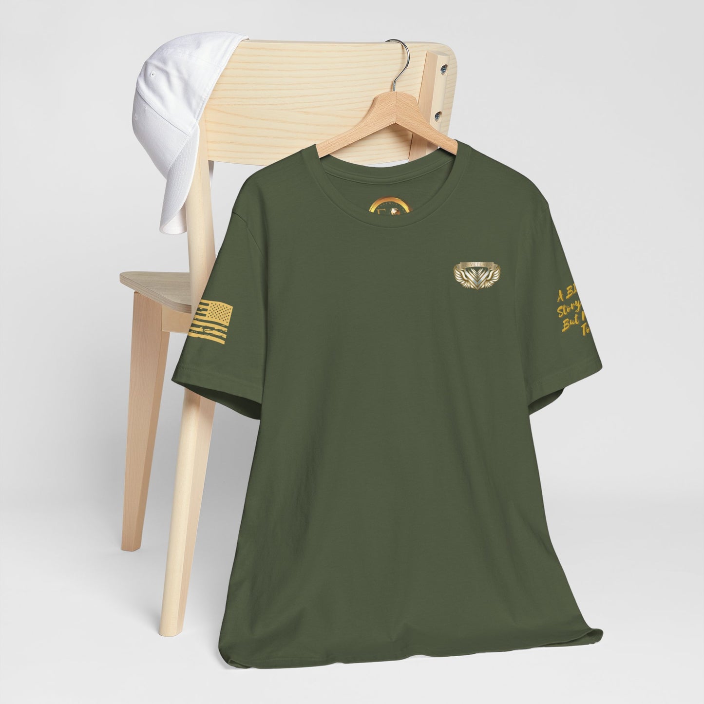 Essence Green Veteran Tee – Military Pride T-Shirt