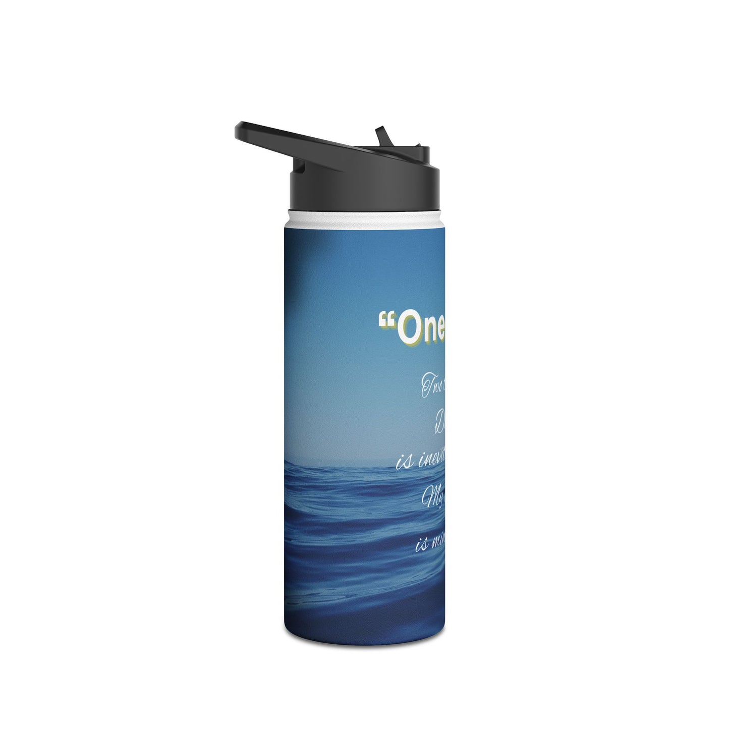 "One Life" Ocean Stainless Steel Water Bottle | 12oz · 18oz · 32oz