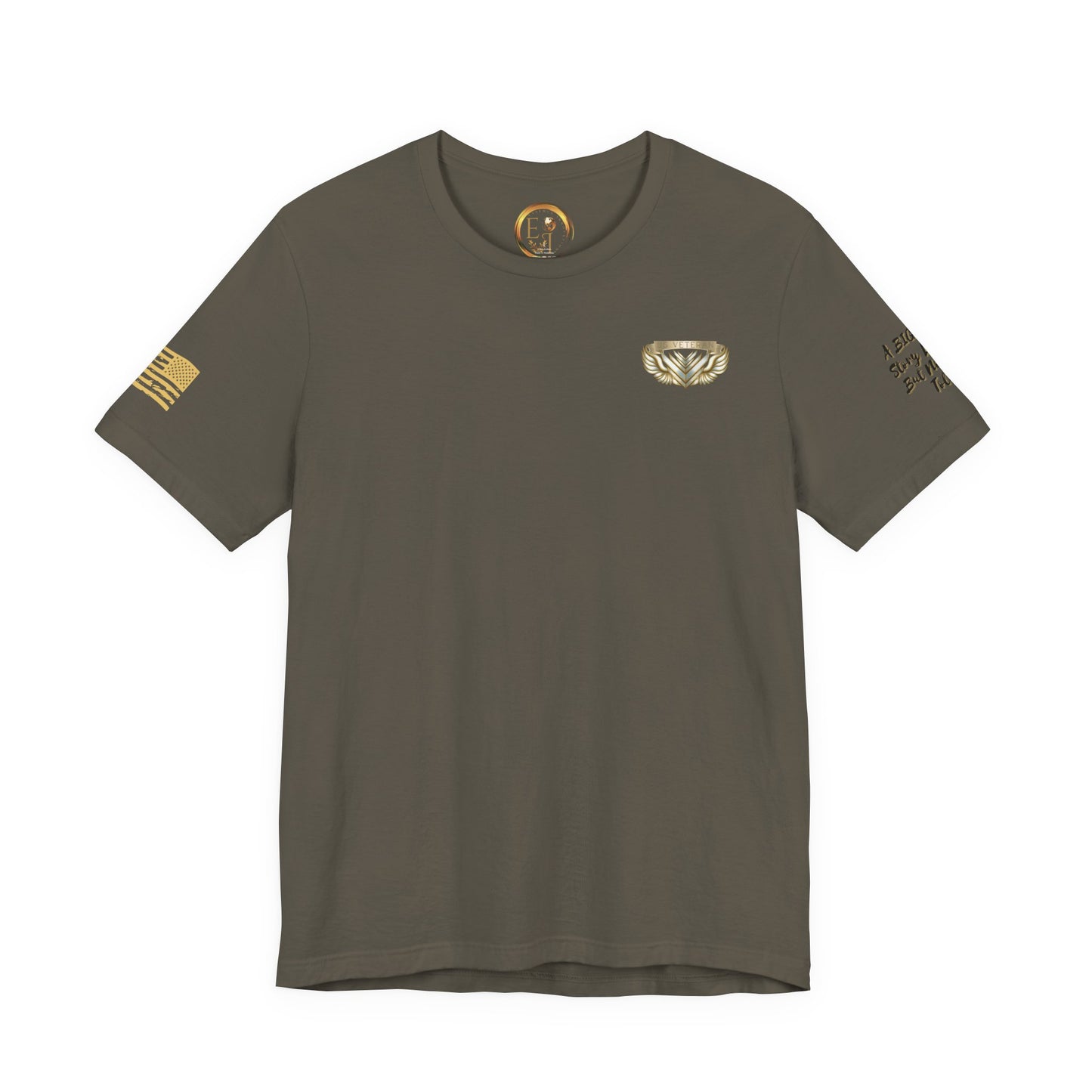Essence Crest Veteran Tee | Honor, Strength, Quiet Legacy | 13 Colors