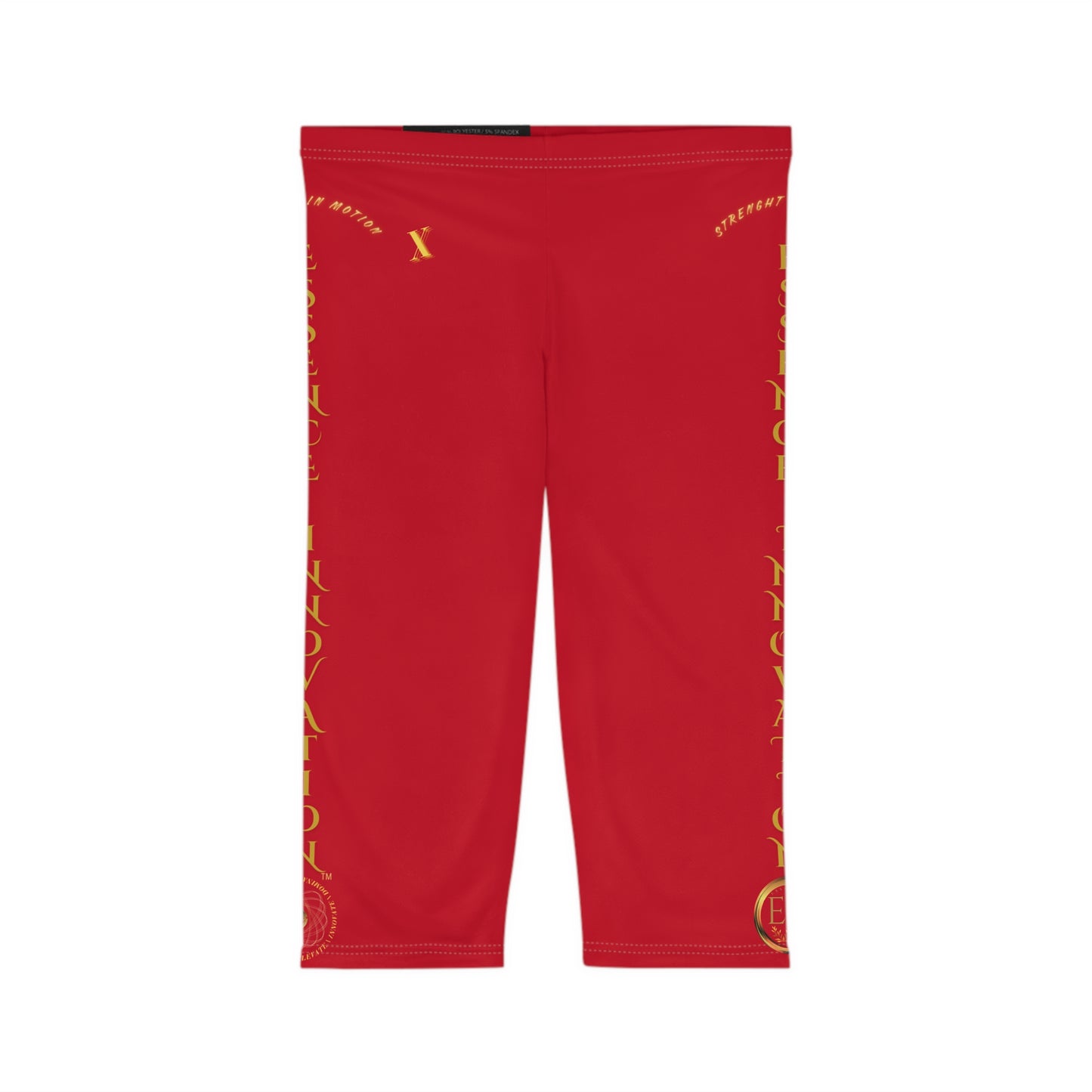 Seek More CL X | Capri Leggings | EI Sports | Dark Red