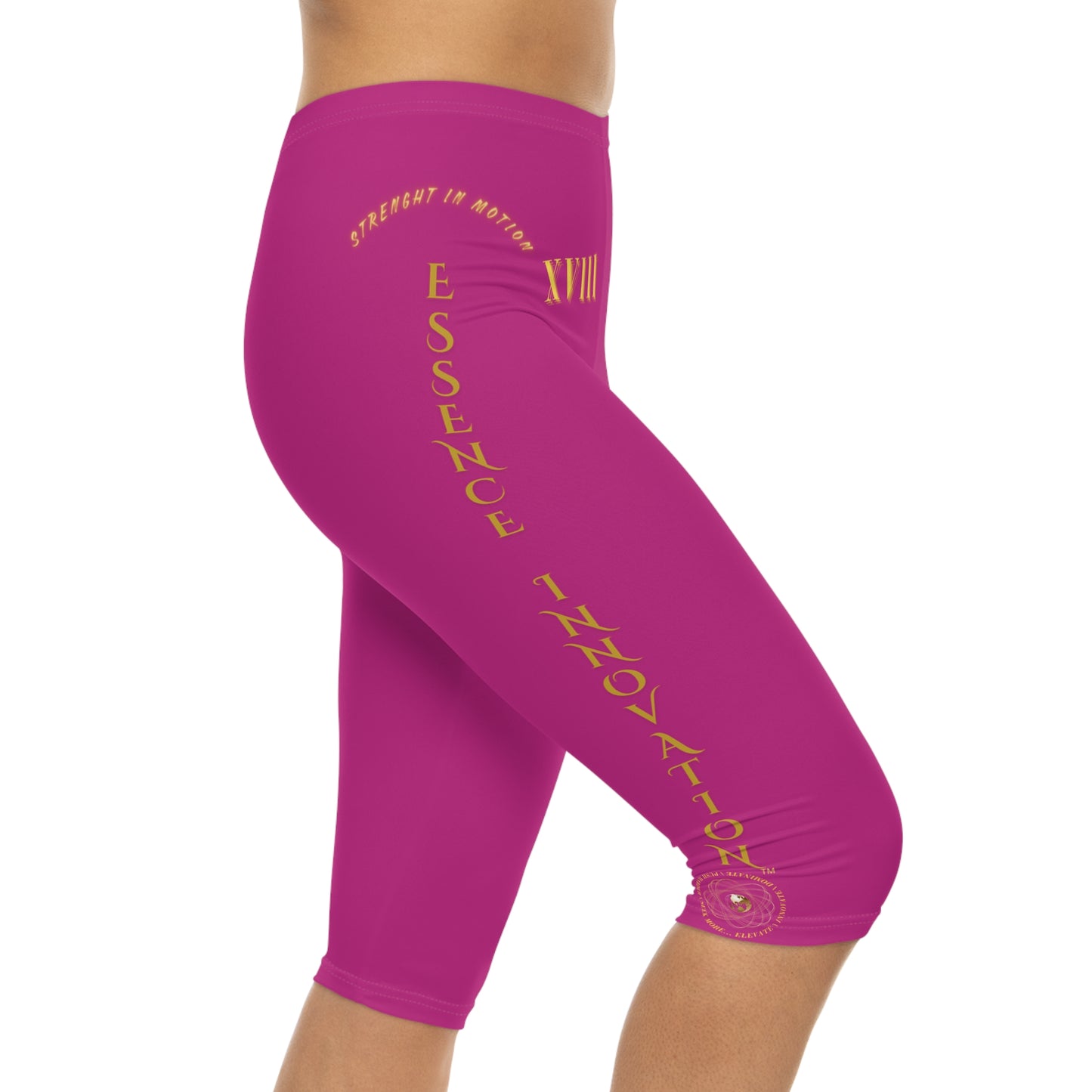 Seek More CL XVIII | Capri Leggings | EI Sports | Dark Pink