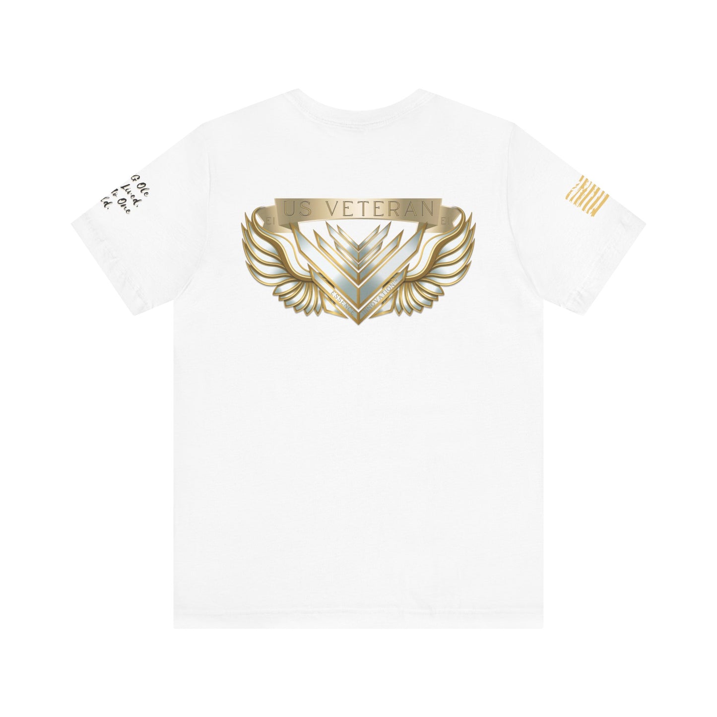 Essence White Veteran Tee – Clean Tribute T-Shirt