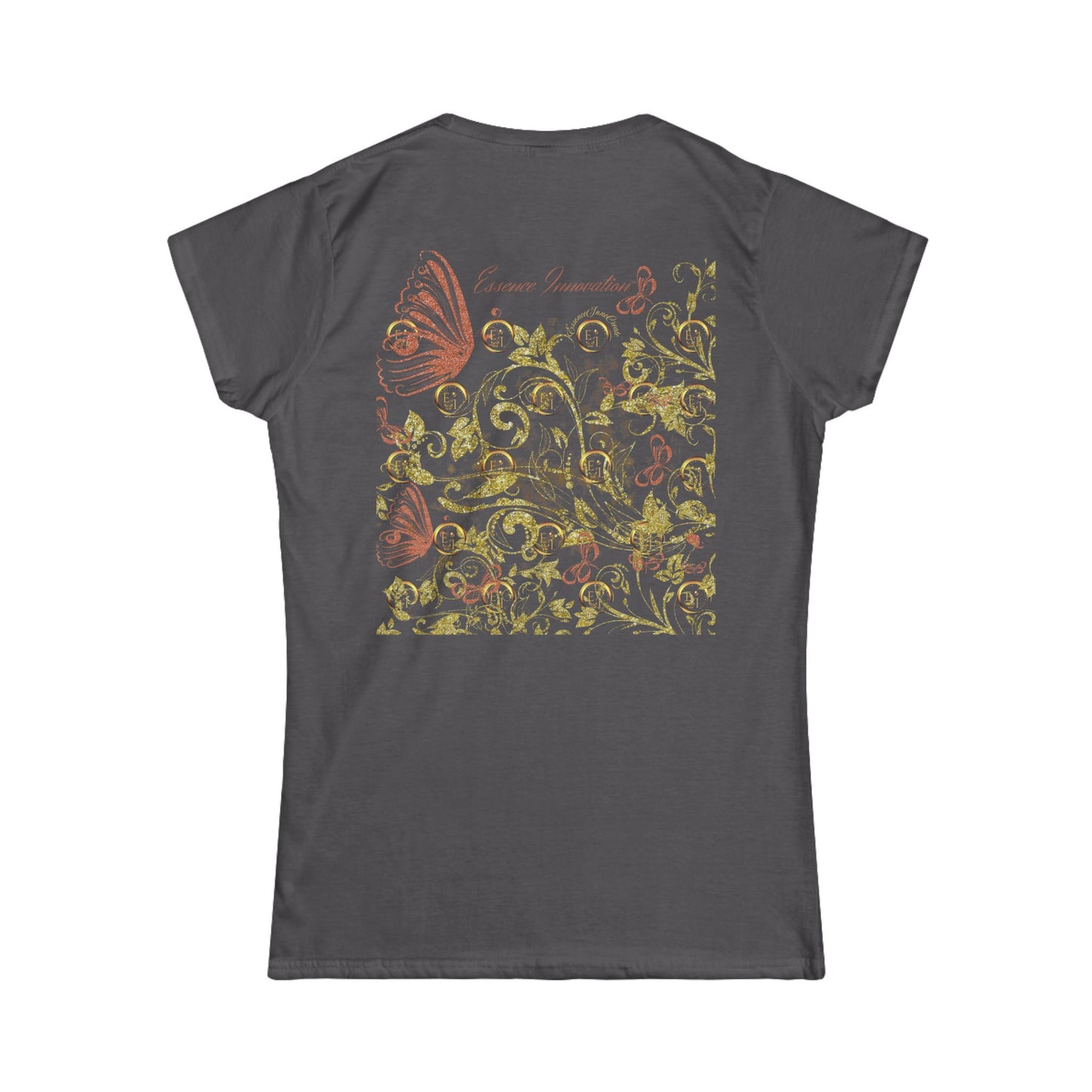 Floral Butterfly T-Shirt | Elegant Nature Lovers | 9 Colors