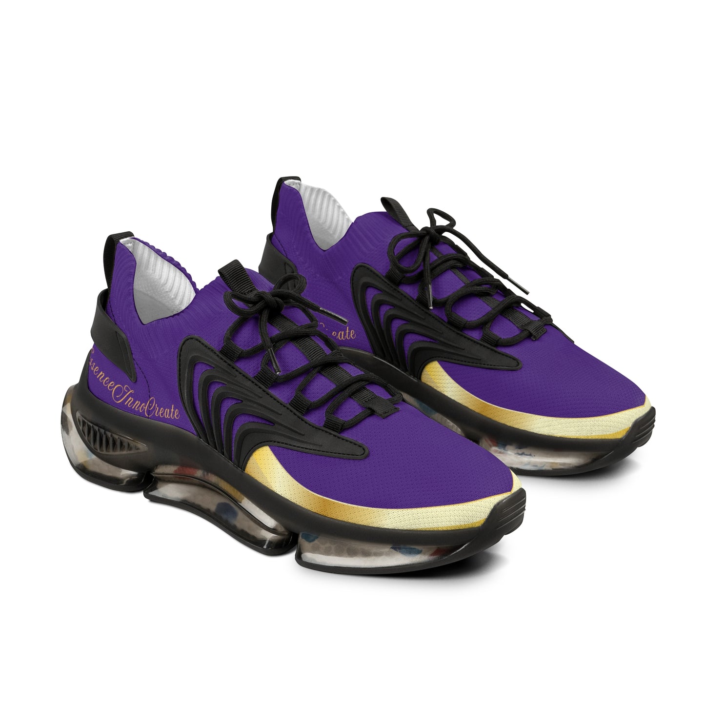 EssenceInnoCreate Purple | Men’s Black Trim Mesh Sneakers