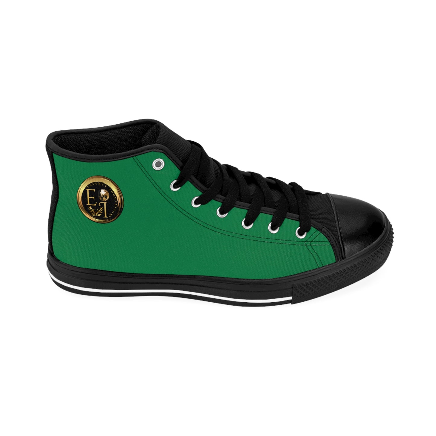 Mens Classic HighTops XII | Black Sole | Dark Green