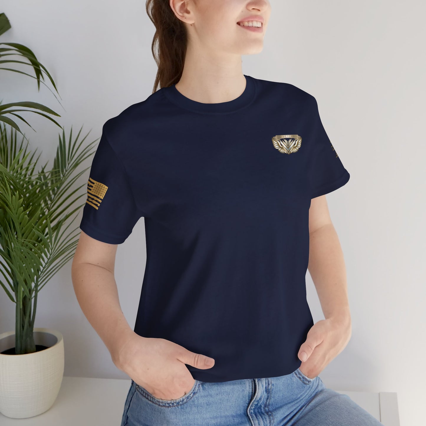 Essence Crest Veteran Tee | Honor, Strength, Quiet Legacy | 13 Colors