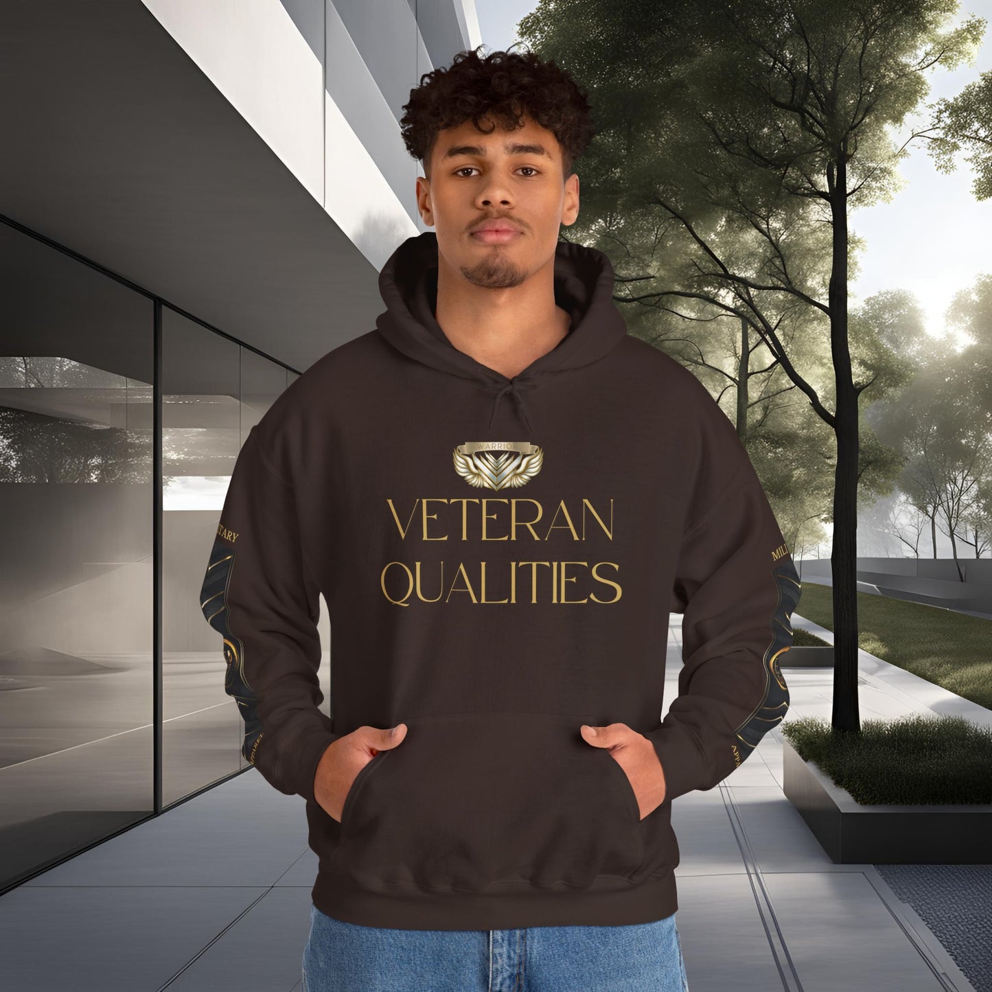Warrior Veteran Qualities Hoodie | Military Tribute