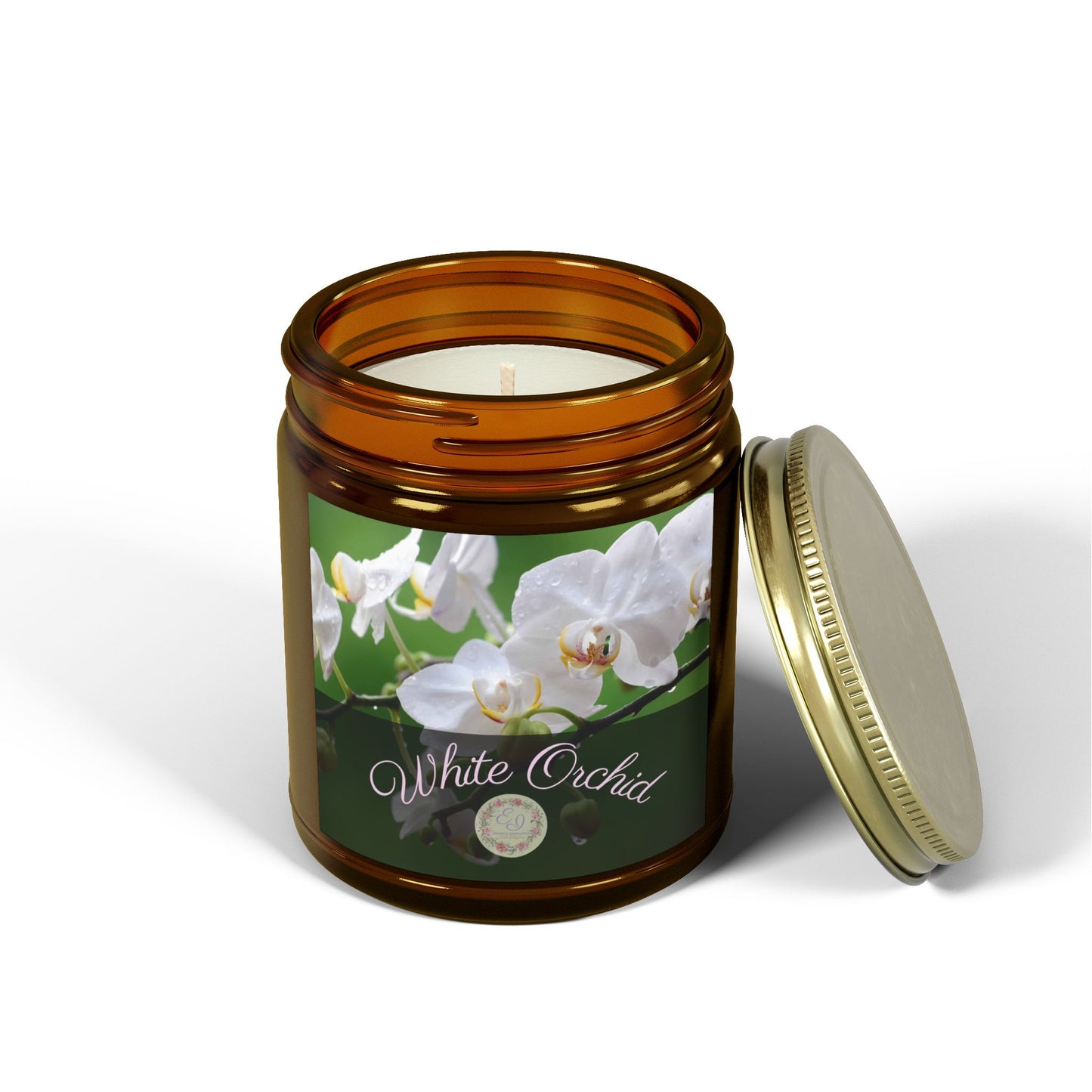 Fragrant Flower | Pure Glow Candle | White Orchid | 4oz, 9oz