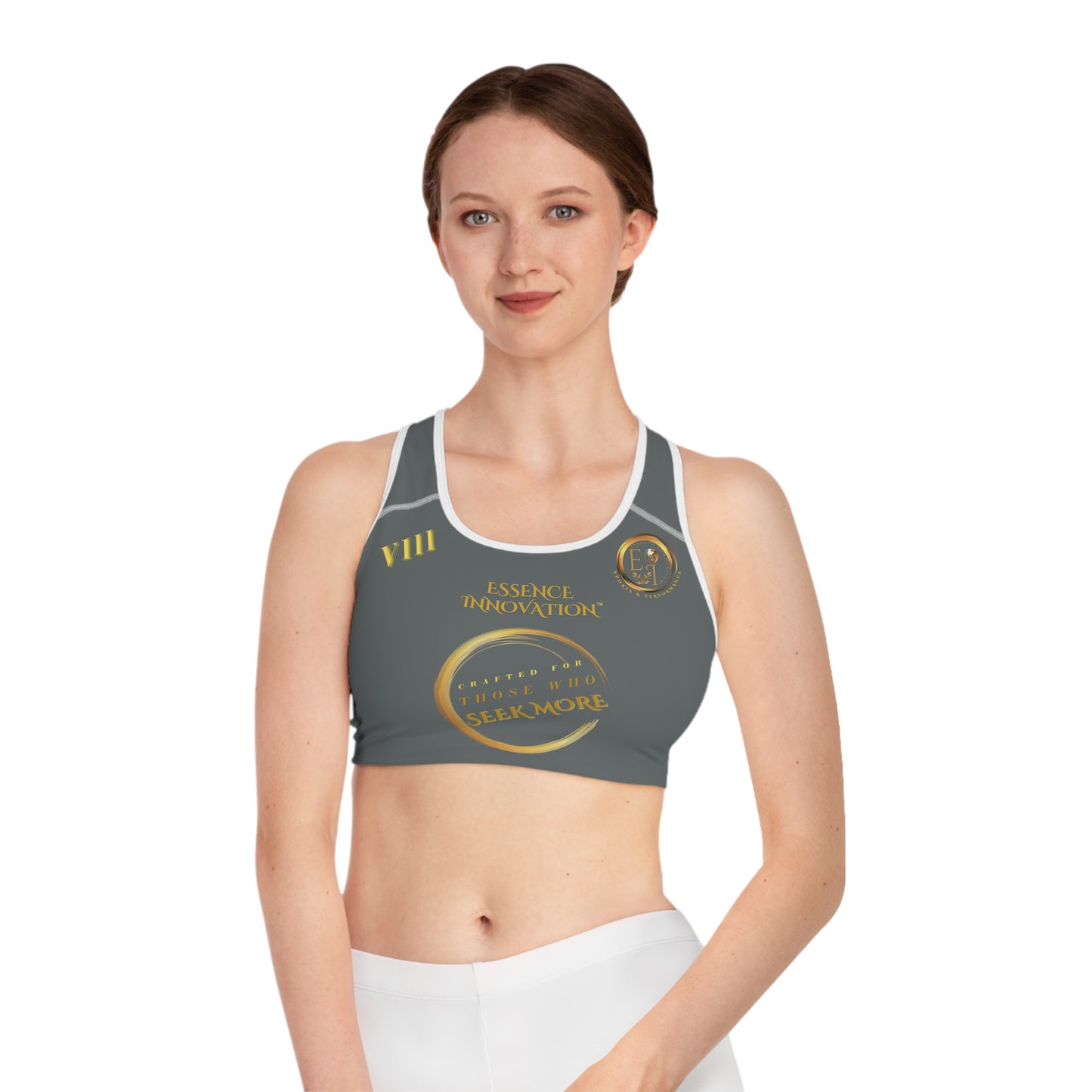 Seek More SB VIII | EI Sports Bra | Dark Grey