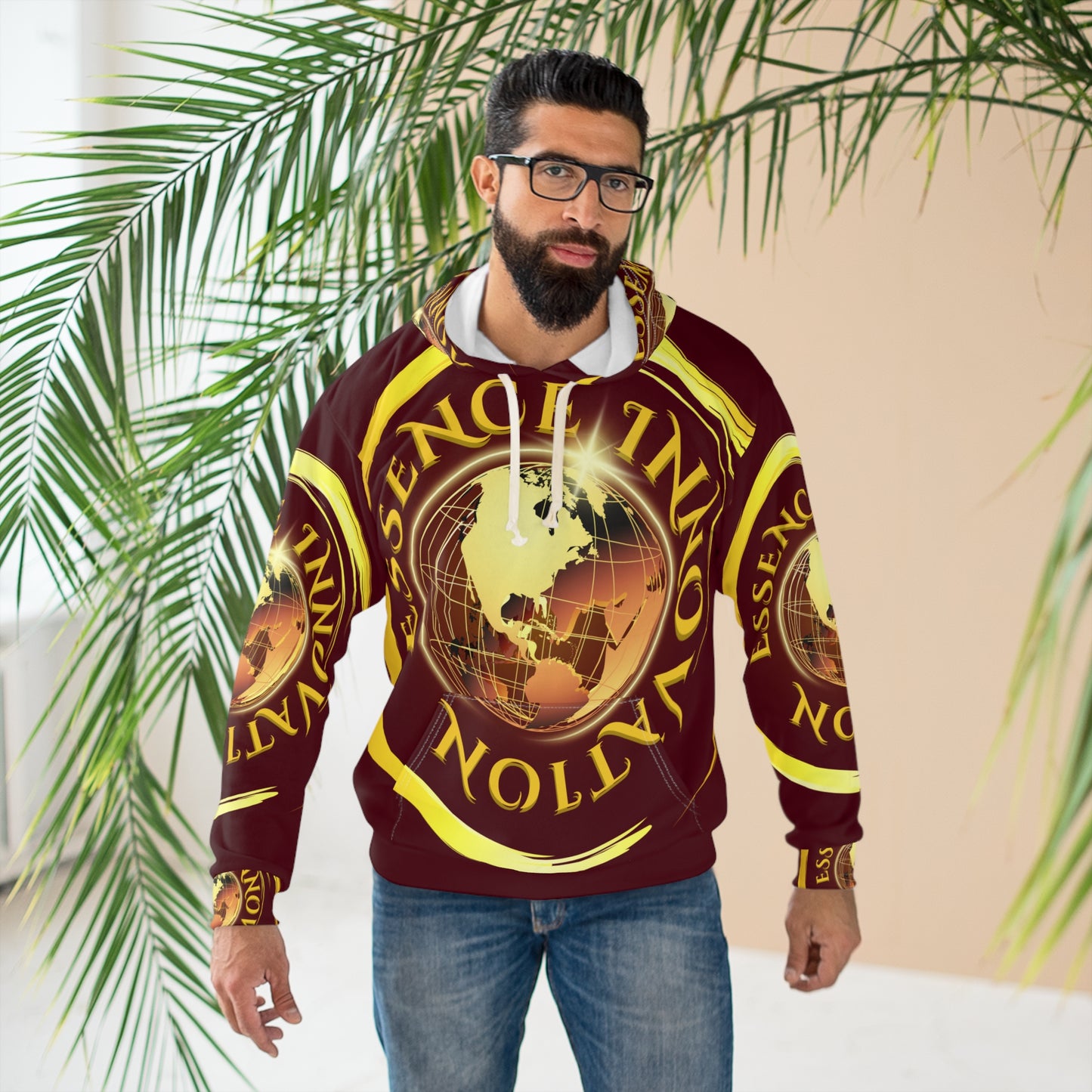 Essence Unapologetically Bold Burgundy | Luxury Hoodies | EI Fashion