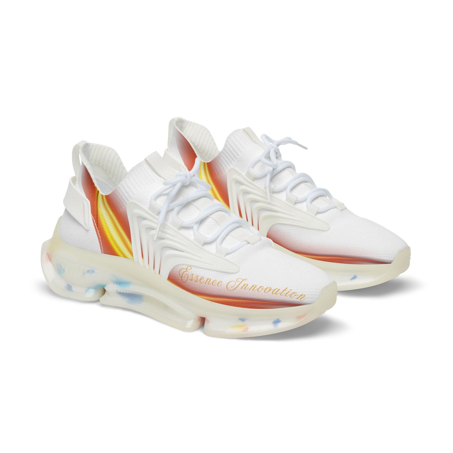White Trendsetter Flame | Men’s Performance Sneakers | White Sole