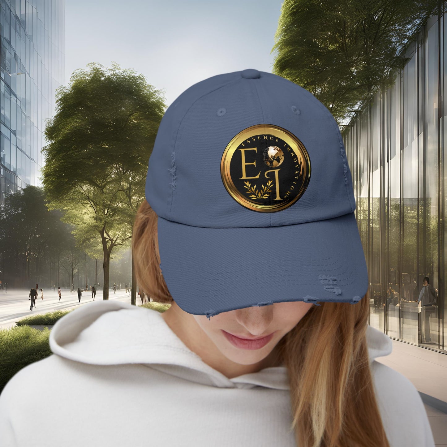 Unisex Distressed Cap | Essence Innovation