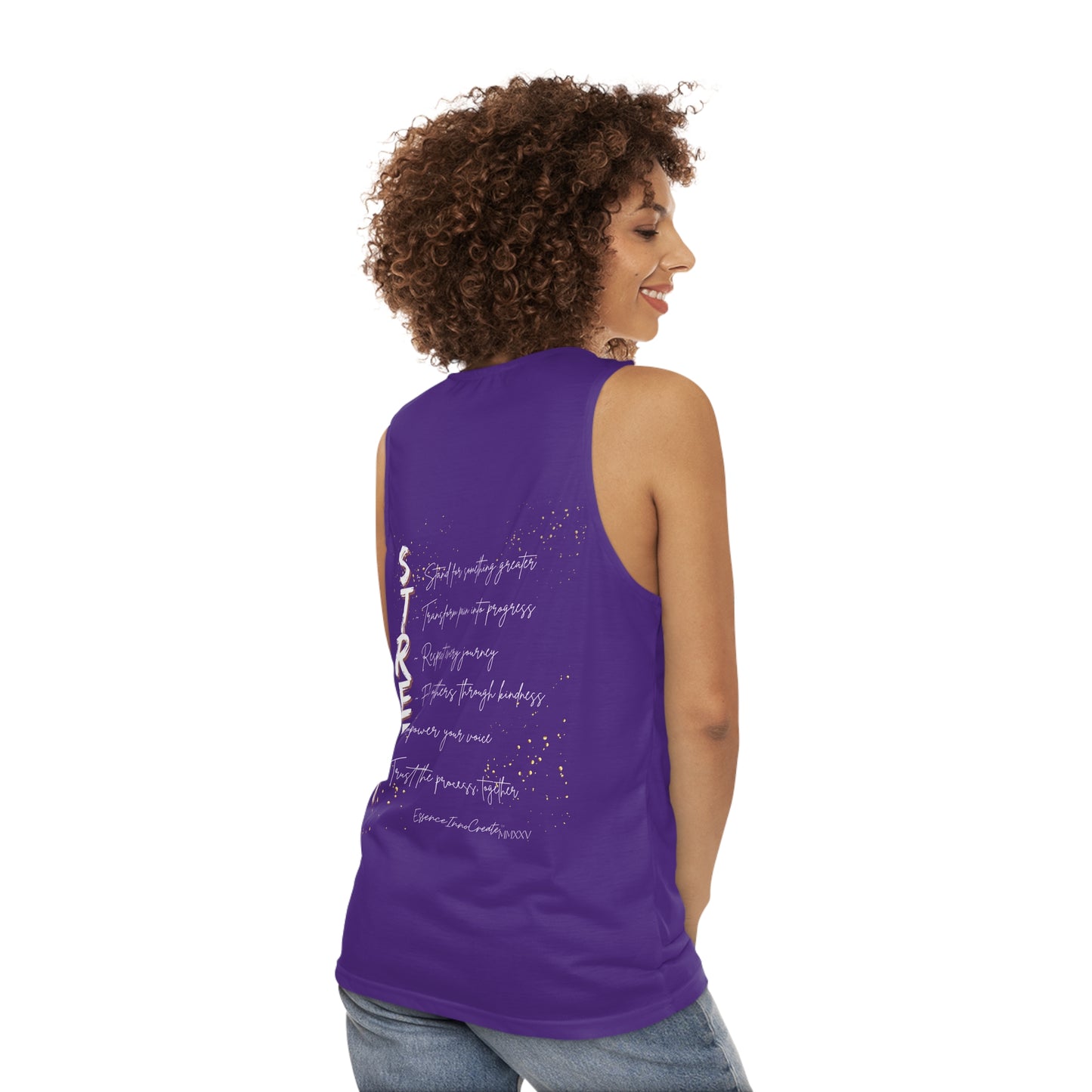 Street Wear Tank XVI | EssenceInnoCreate | Purple