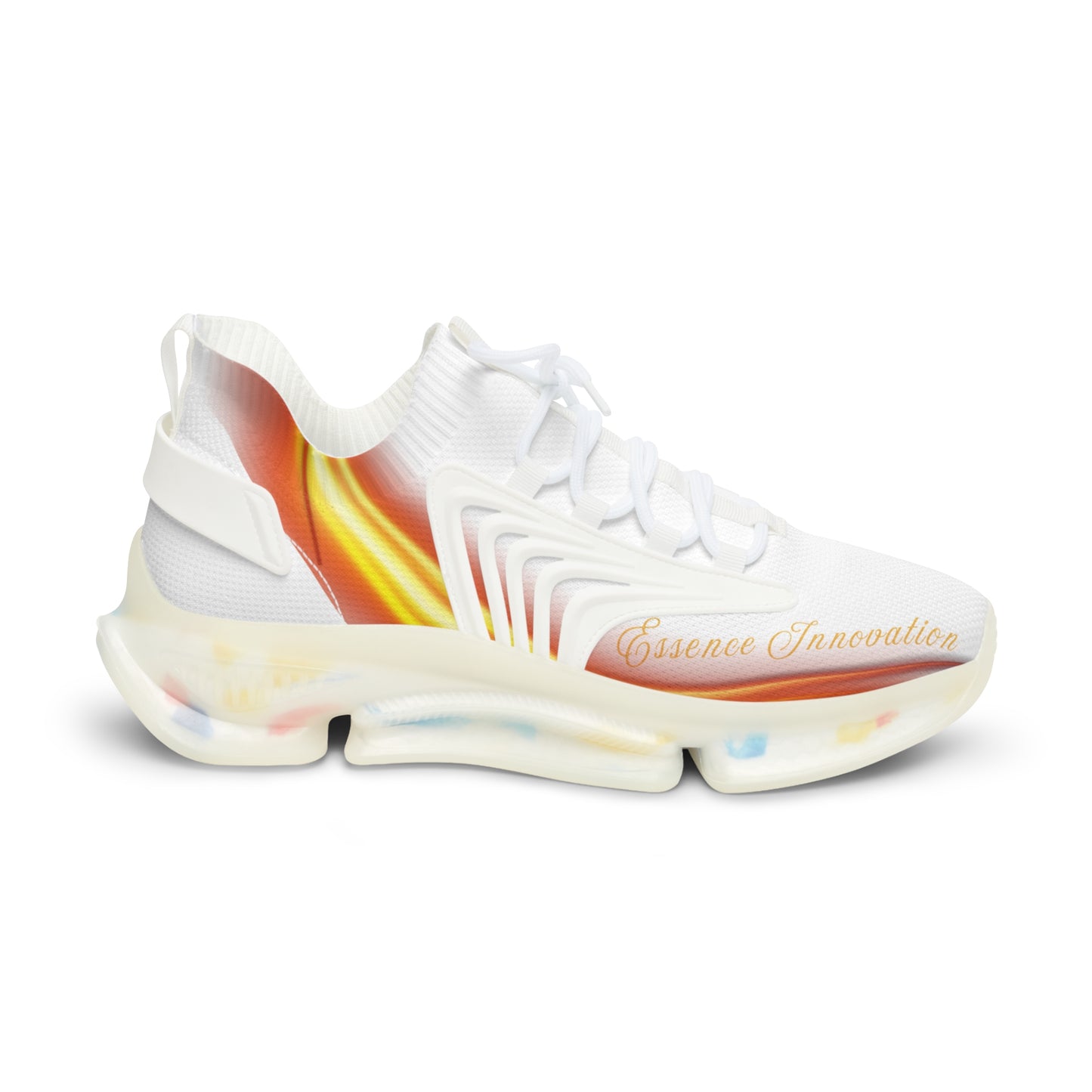 White Trendsetter Flame | Men’s Performance Sneakers | White Sole