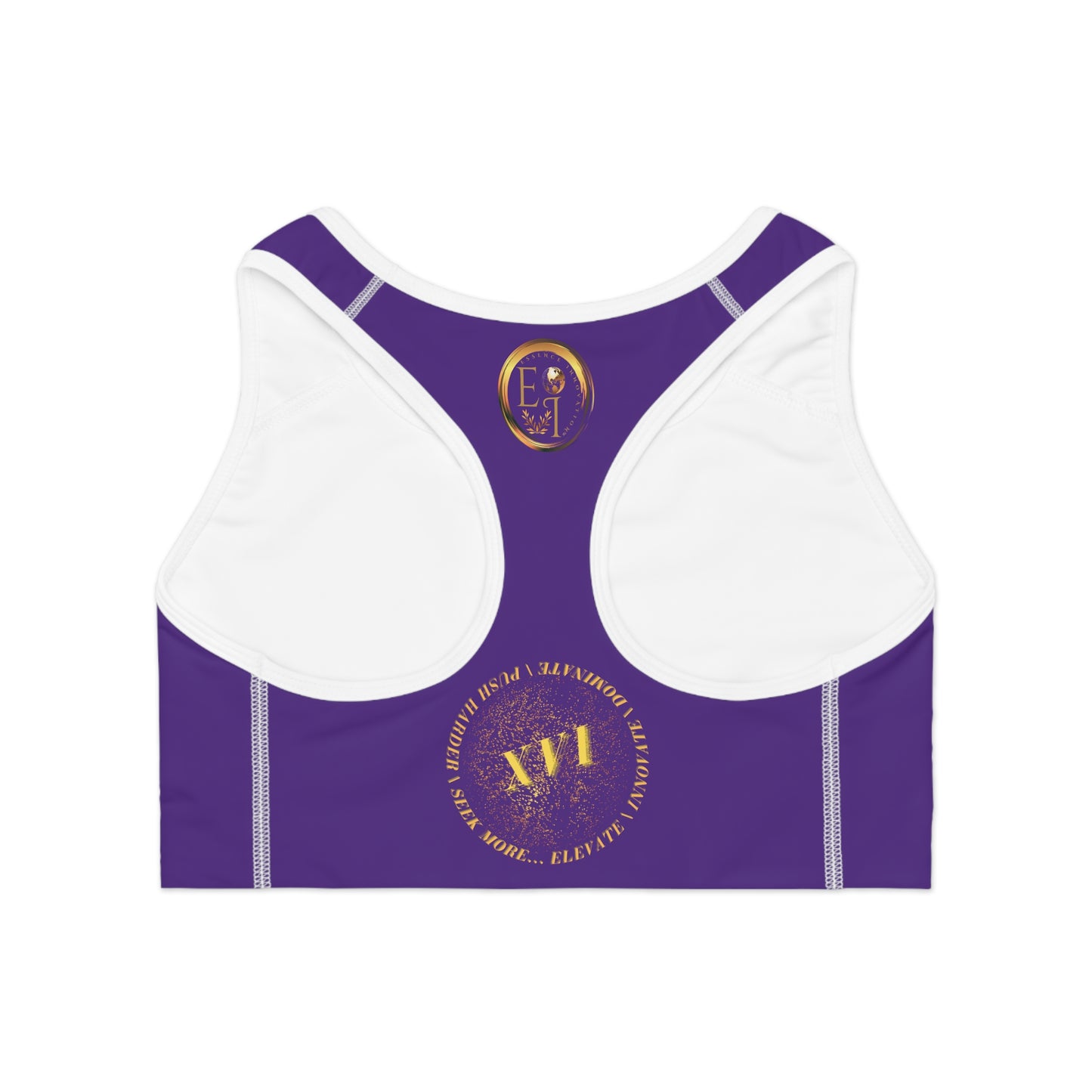 Seek More SB XVI | EI Sports Bra | Purple
