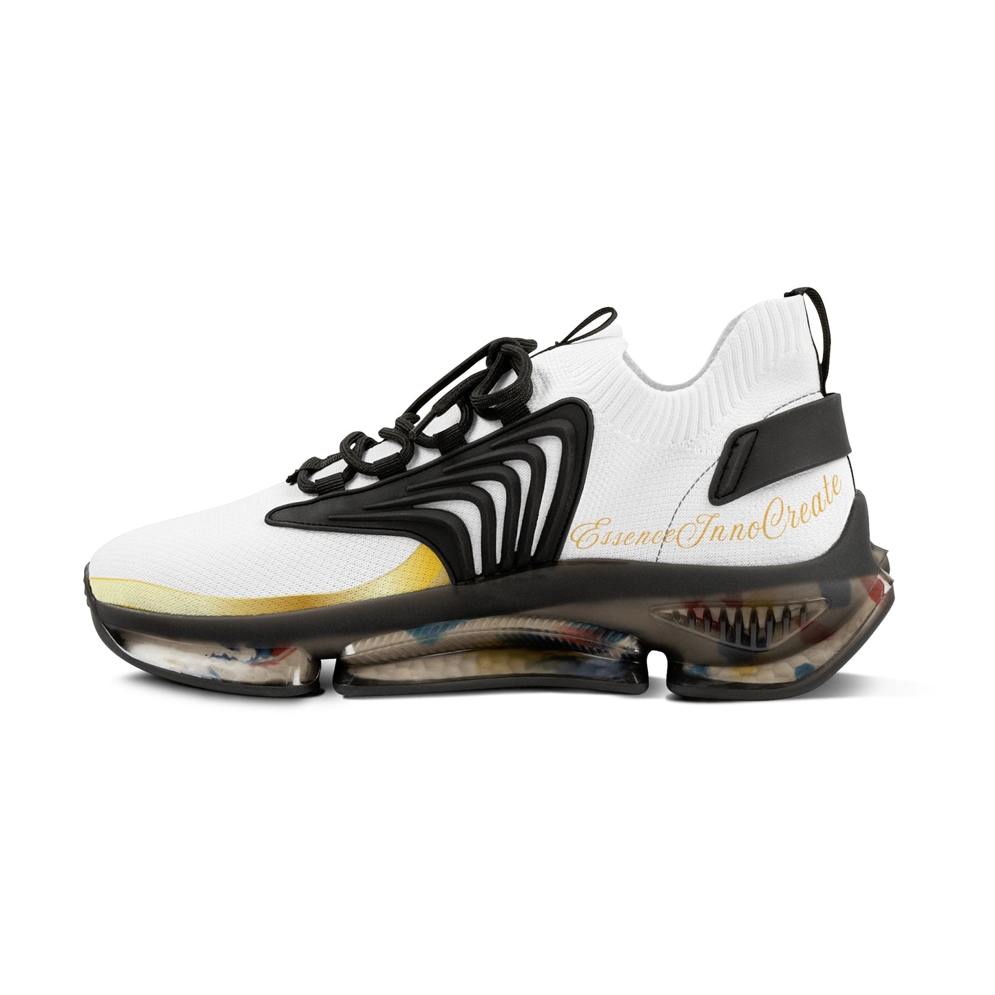 EssenceInnoCreate White | Men’s Black Trim Mesh Sneakers