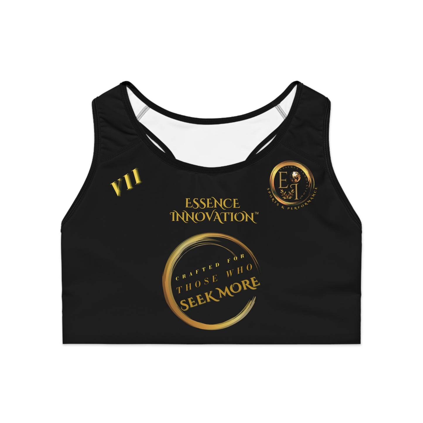 Seek More SB VII | EI Sports Bra | Black
