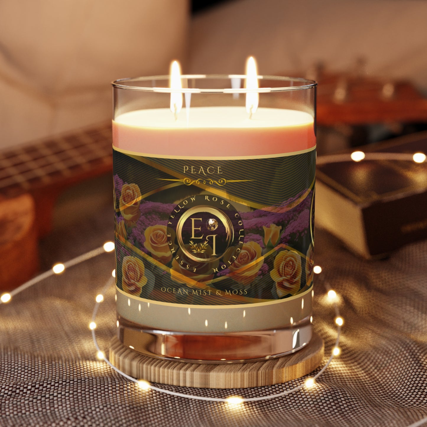 Peace | Essence Yellow Rose | Ocean Mist and Moss | 11oz