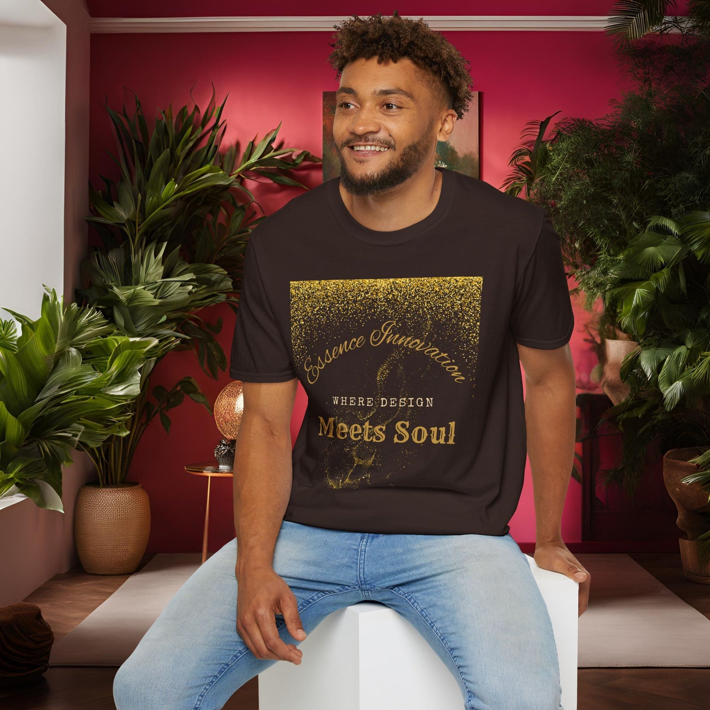 Design Meets Soul T-Shirt | Essence Innovation | 7 Colors
